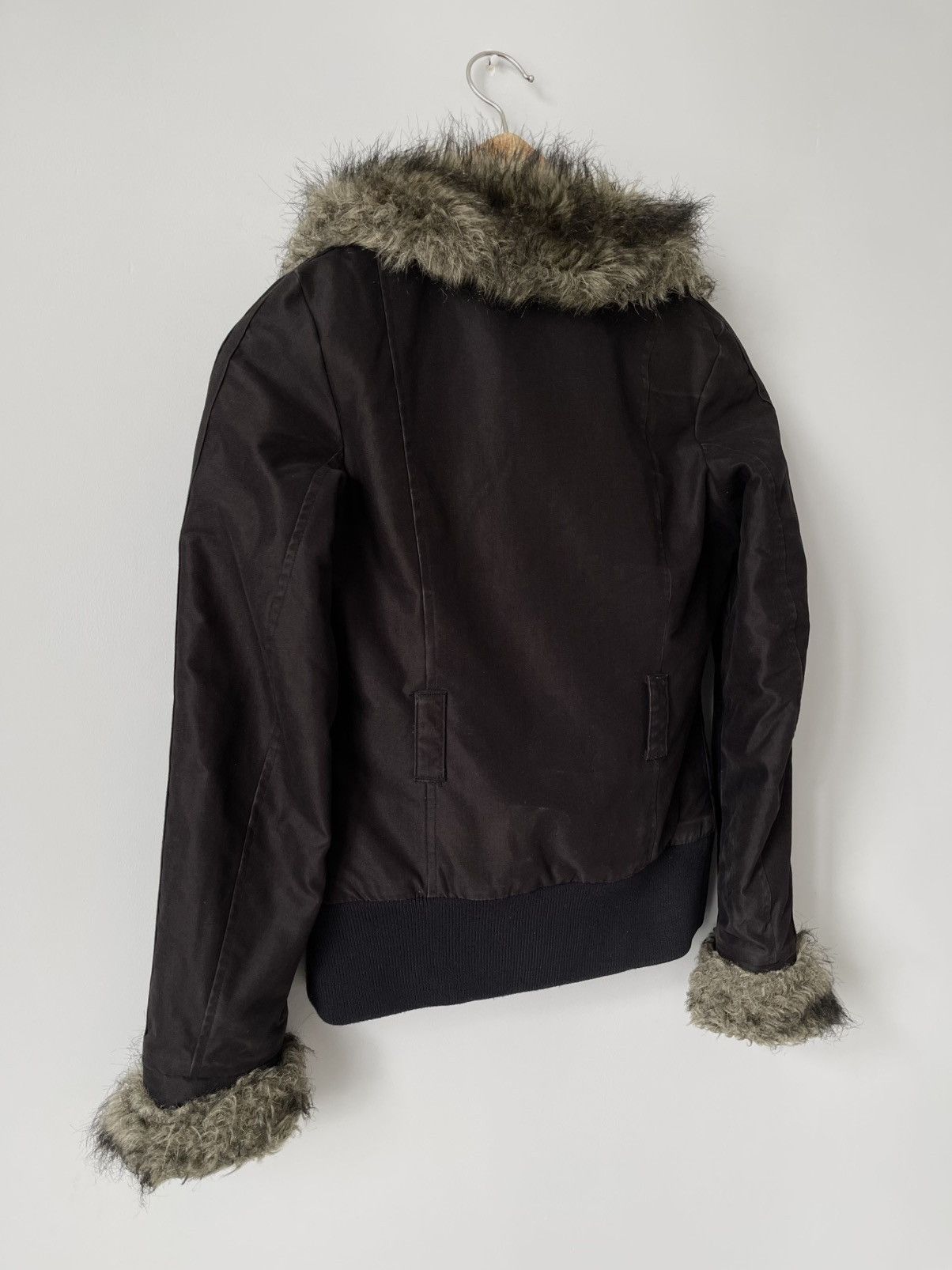 Adidas ADIDAS RESPECT ME MISSY ELLIOT FUR MOHAIR Y2K STRIPE JACKET Size S / US 4 / IT 40 - 9 Thumbnail