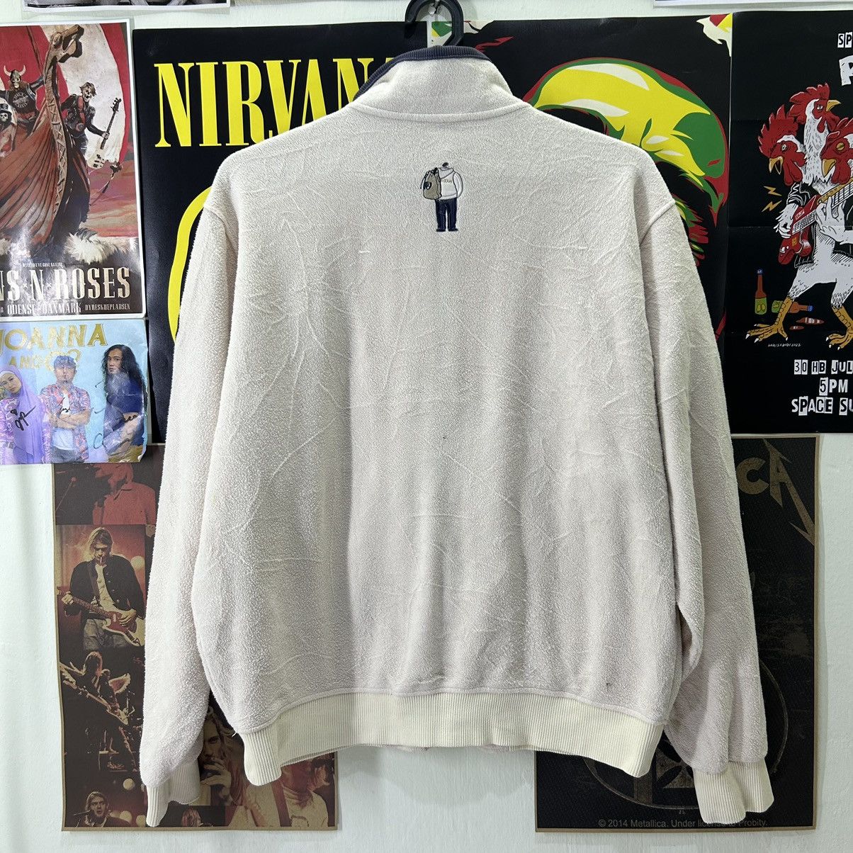 Vintage Vintage Lupo Di Mare Sina Cova Japanese Fleece Sweater Size US L / EU 52-54 / 3 - 8 Thumbnail
