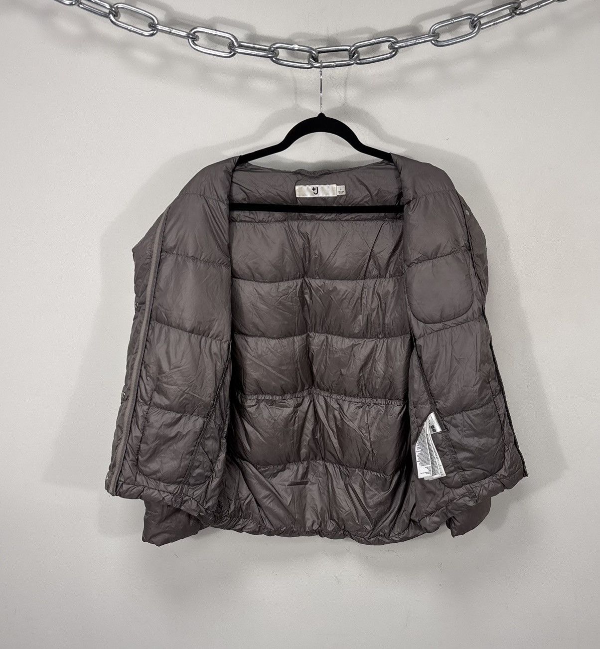Jil Sander × Uniqlo Jil Sander x Uniqlo +J Women’s Brown Lightweight Down Jacket Size L / US 10 / IT 46 - 2 Thumbnail