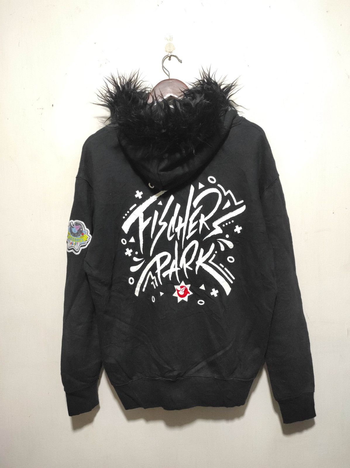 Other Fisher's Park black zipper fur hoodie LGB style Size US L / EU 52-54 / 3 - 12 Thumbnail