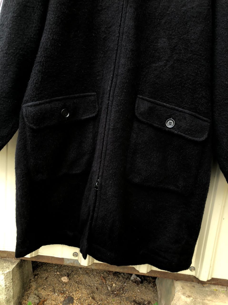 Adidas × Vintage Rare🔥 Vintage 90s Adidas Fleece Long Jacket Size US L / EU 52-54 / 3 - 8 Thumbnail