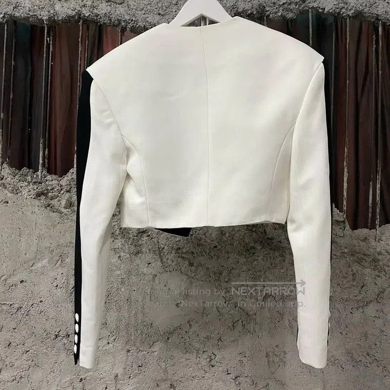 Balmain Balmain Women's Color Blocked Cropped Jacket . Size XXS / US 00 / IT 34 - 2 Thumbnail