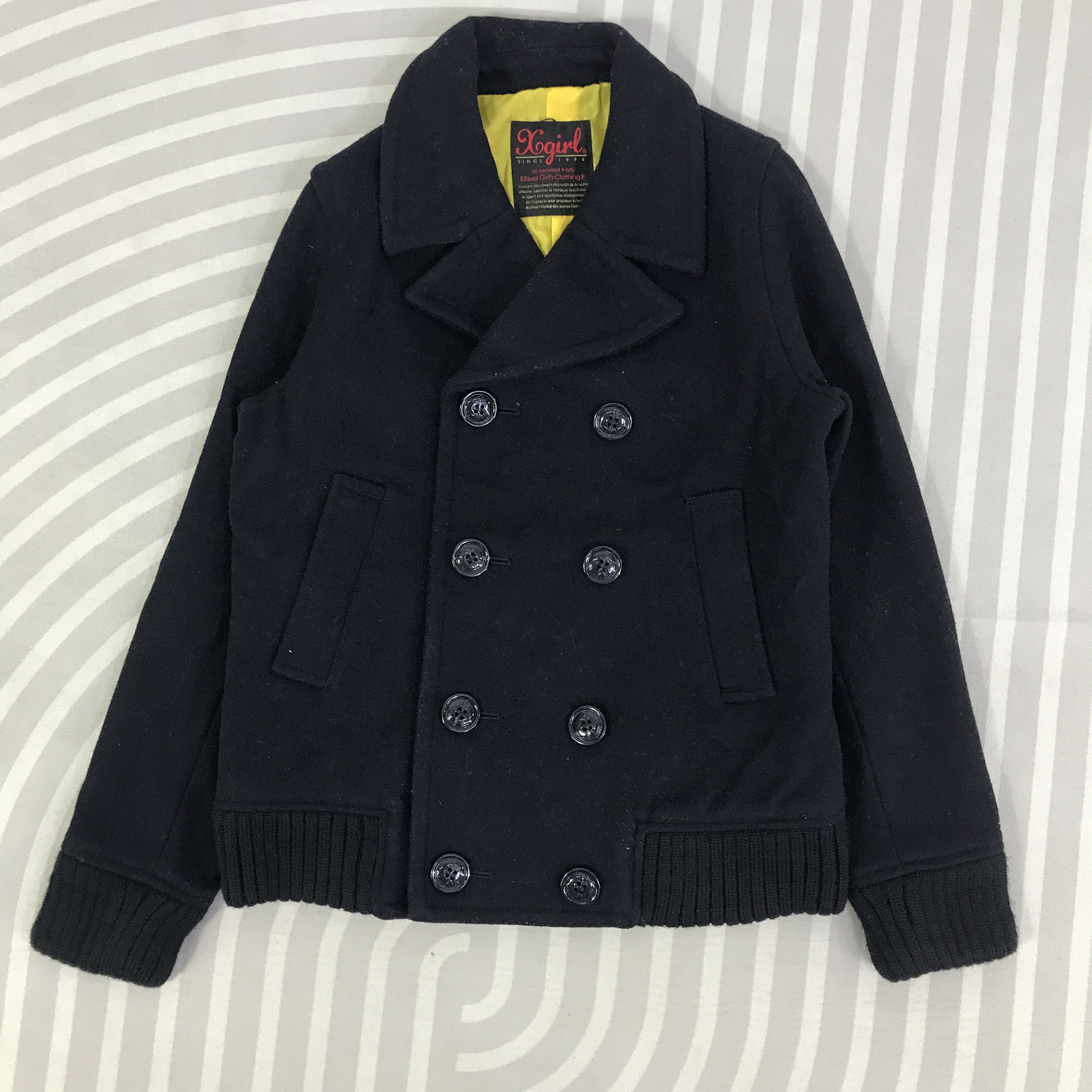 Vintage Vintage X-Girls Wool Coats Jacket K84B12 Size M / US 6-8 / IT 42-44 - 1 Thumbnail