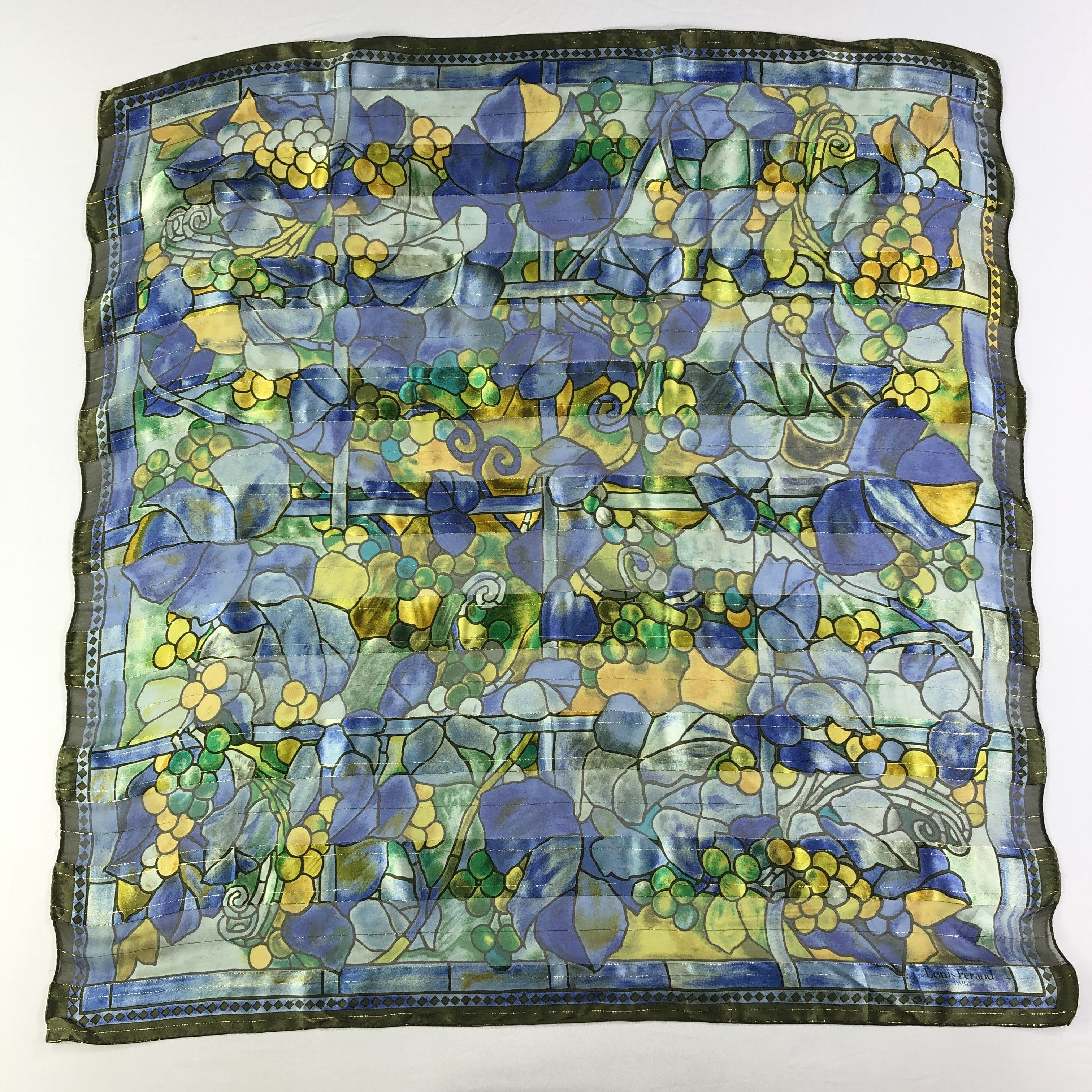 Louis Feraud × Vintage Vintage Louis Feraud Paris Silk Scarf Size ONE SIZE - 2 Thumbnail