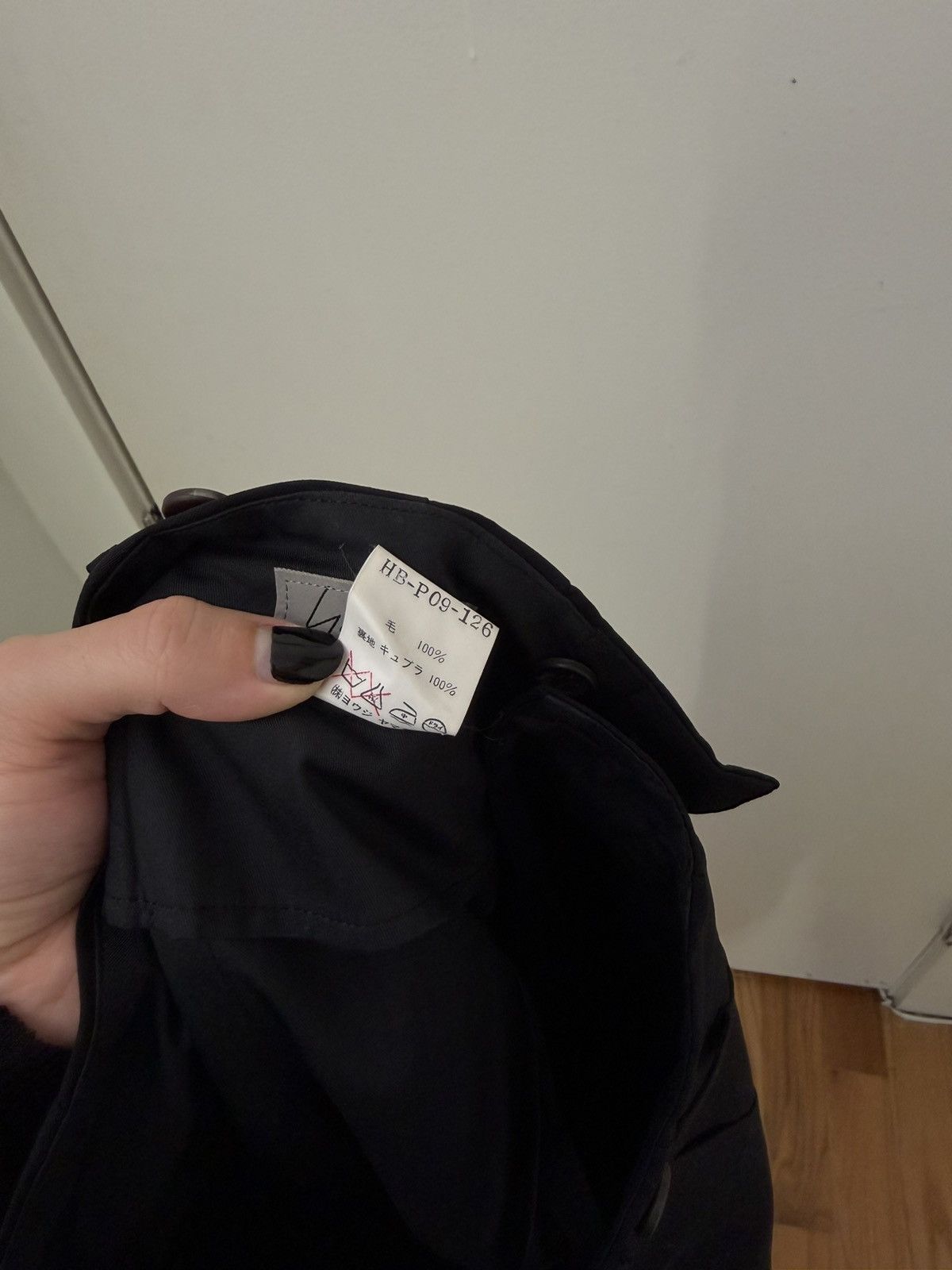 Yohji Yamamoto 90s Wide Tapered Trousers Size US 30 / EU 46 - 7 Thumbnail