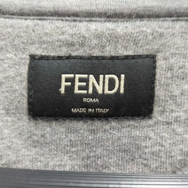 Fendi Fendi Men's Long Sleeve Gray Sweatshirt . Size US L / EU 52-54 / 3 - 3 Thumbnail