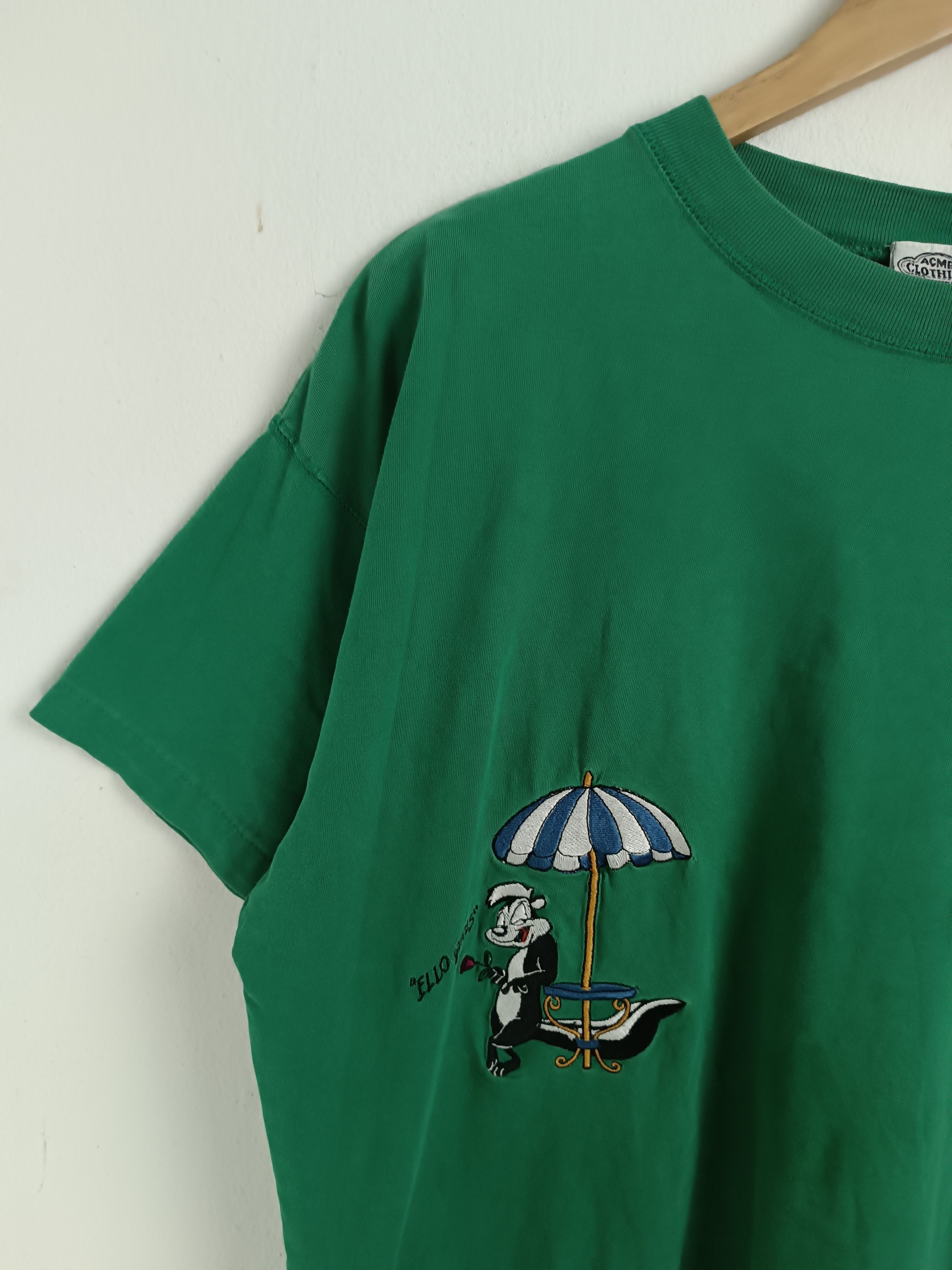 Vintage VINTAGE 90s PEPE LE PEW DISNEY LOONEY POCKET TEE VERY RARE Size US XL / EU 56 / 4 - 5 Thumbnail