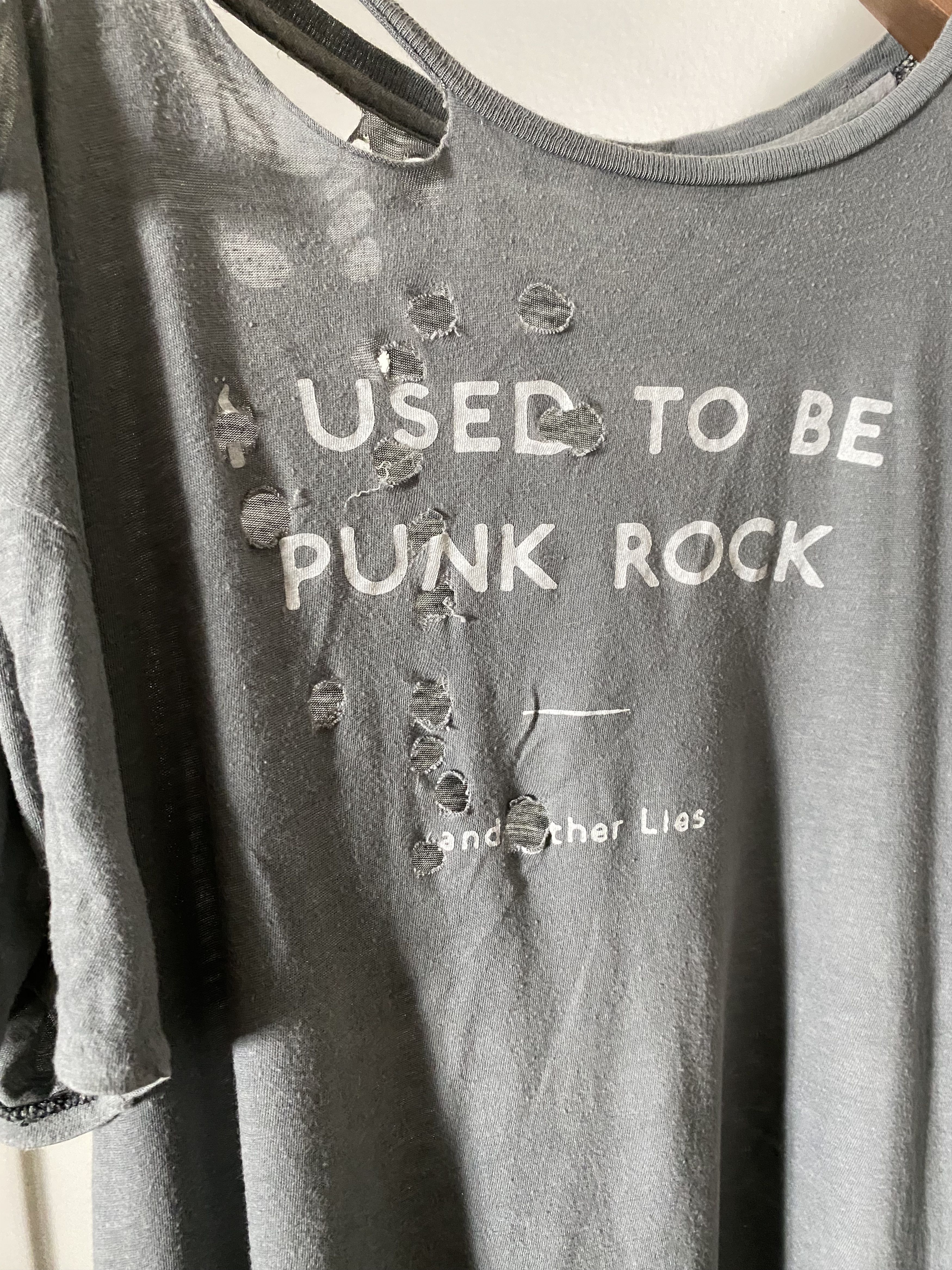 R13 Used to be punk rock Destroy Tee Size US S / EU 44-46 / 1 - 2 Thumbnail