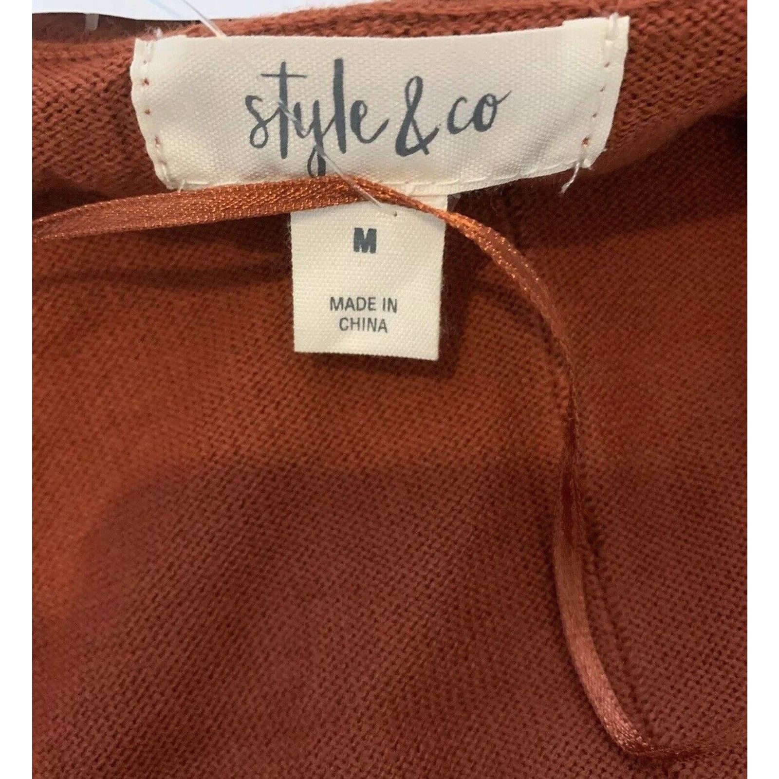 Other Style & Co. High Low Seamed Boat Neck Tunic Sweater M Size M / US 6-8 / IT 42-44 - 6 Thumbnail