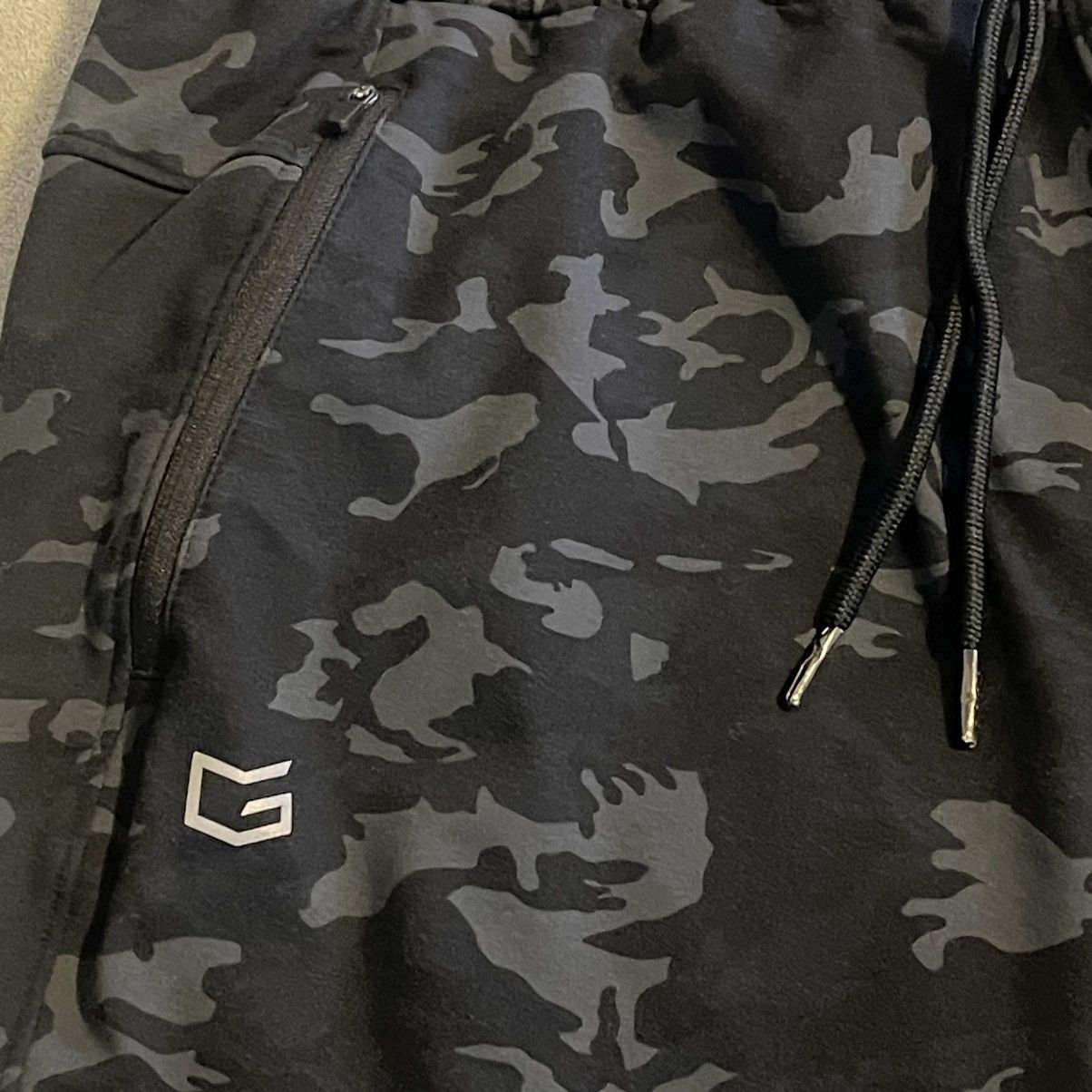 Other Camo Sweatpants Men 2XL Black Streetwear Workout Gym (36x31) Size US 36 / EU 52 - 4 Thumbnail