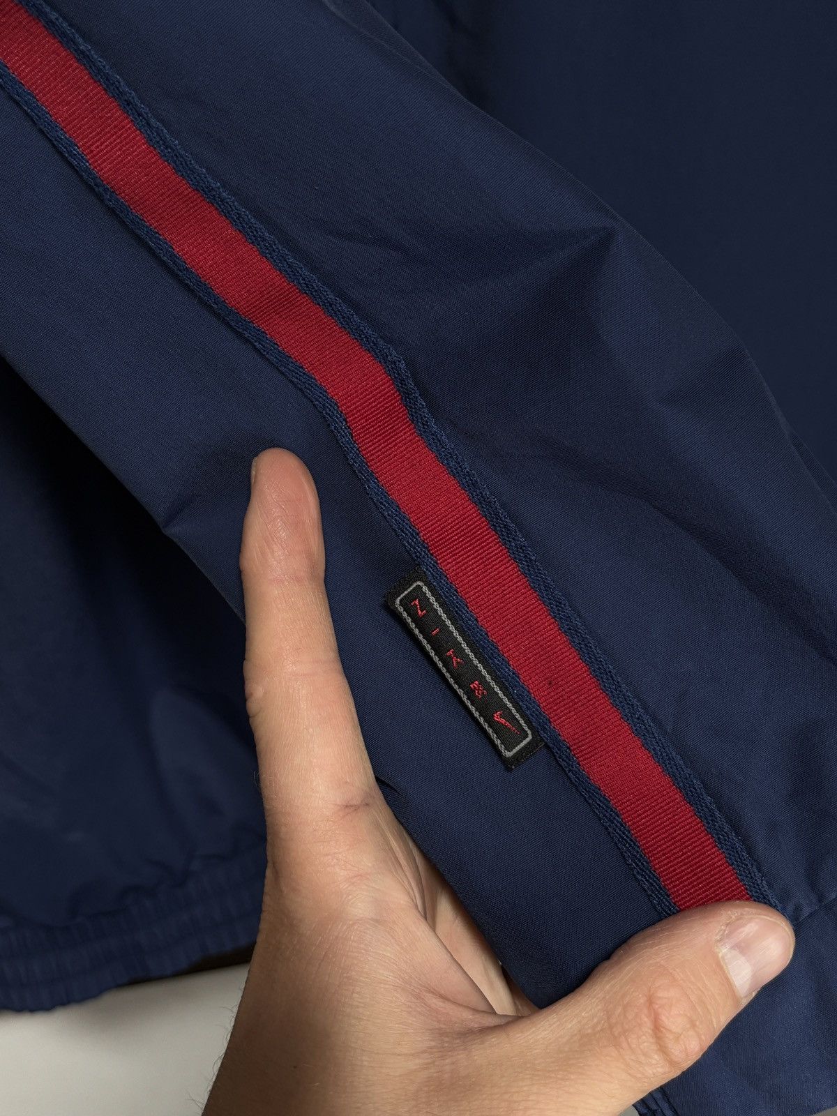 Nike × Vintage Vintage Nike Zip Track Jacket Swoosh Size US L / EU 52-54 / 3 - 6 Thumbnail