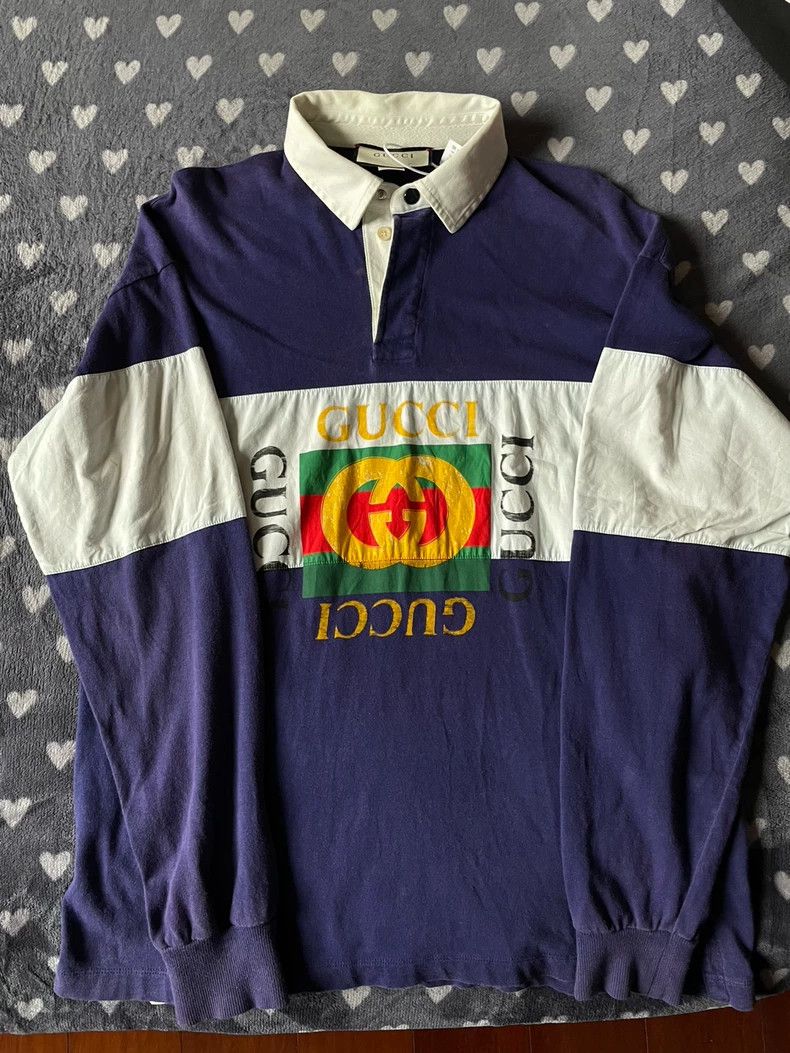 Gucci Gucci Long-sleeved polo shirt, sweatshirt 2503-Nextarrow Size US M / EU 48-50 / 2 - 2 Thumbnail