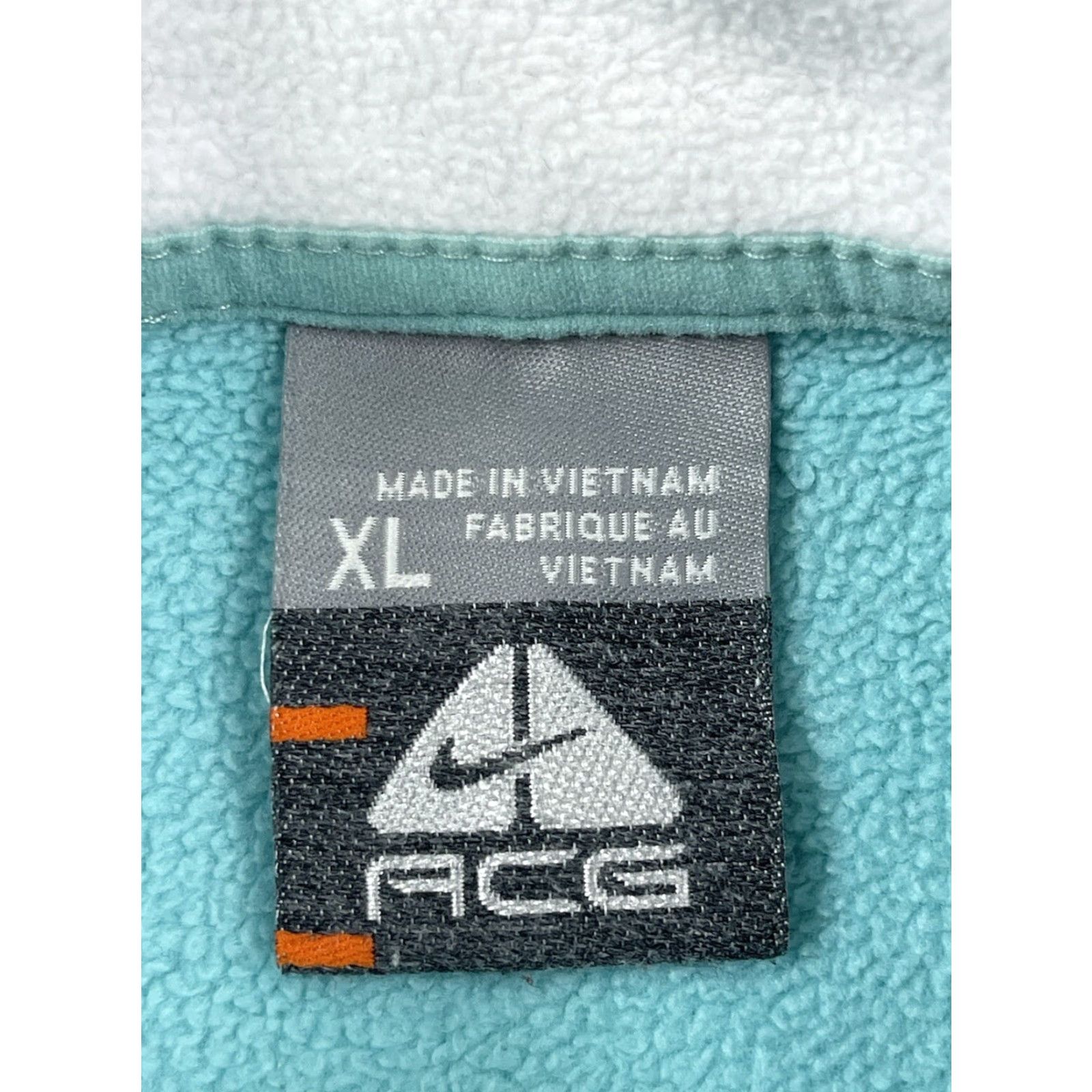 Nike VINTAGE Nike Womens XL Running Fleece 1/4 Zip Performance Top Light Blue ACG Shirt Women XL Size XL / US 12-14 / IT 48-50 - 2 Thumbnail