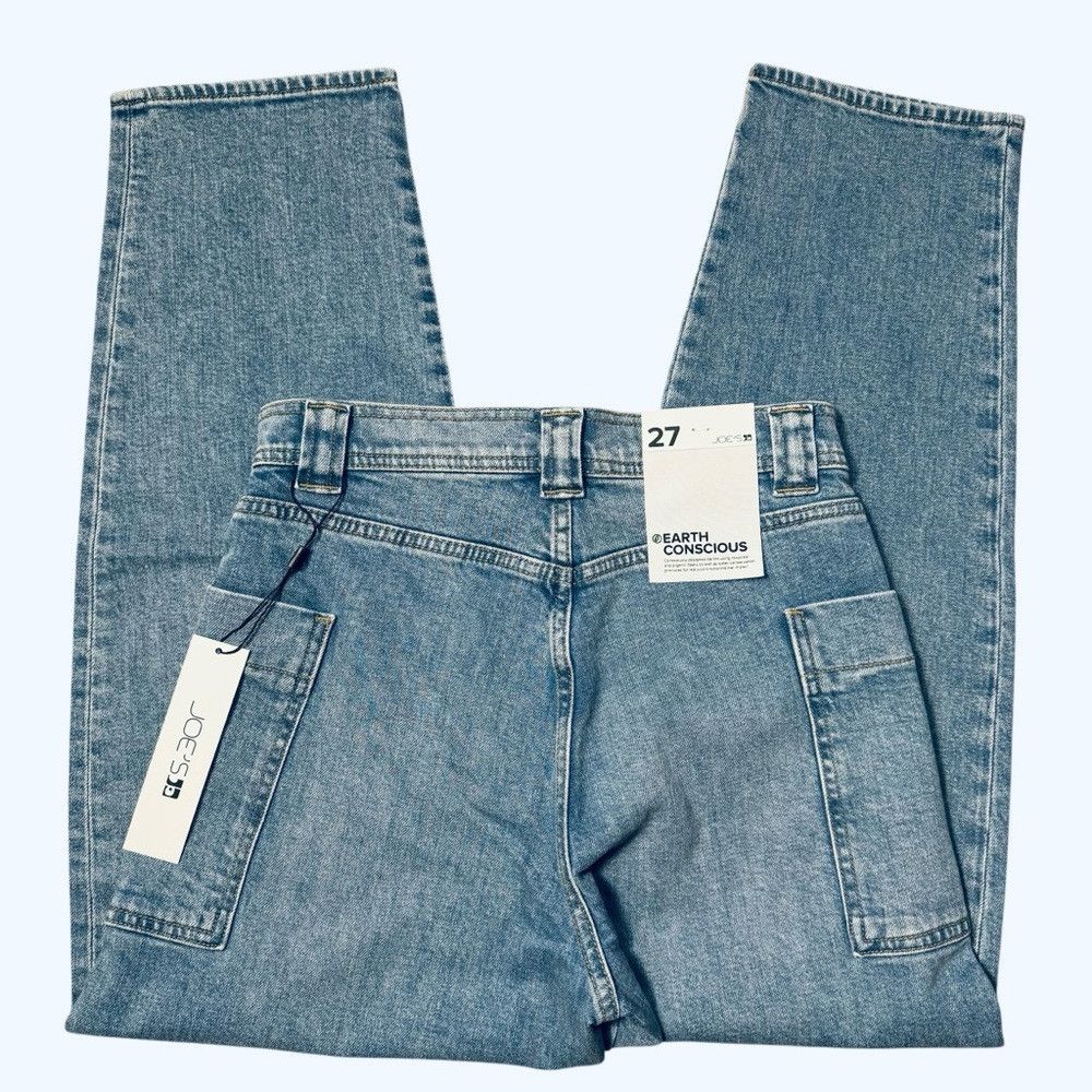 Joe's NWT New $198 Joe's Pheobe Patch Pocket Barrel Leg Jeans In Size 27" / US 4 / IT 40 - 5 Thumbnail