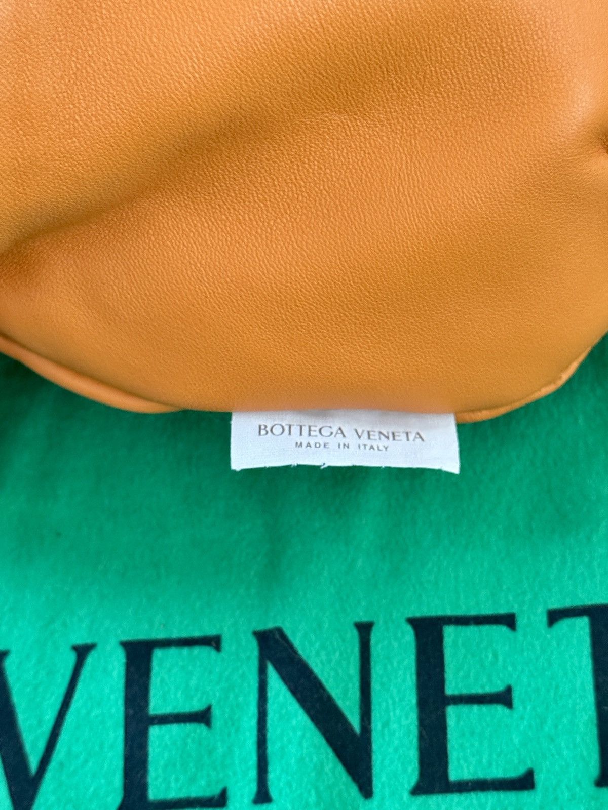 Bottega Veneta BOTTEGA VENETA Mini The Jodie - Orange Shearling Leather Bag Size ONE SIZE - 10 Thumbnail