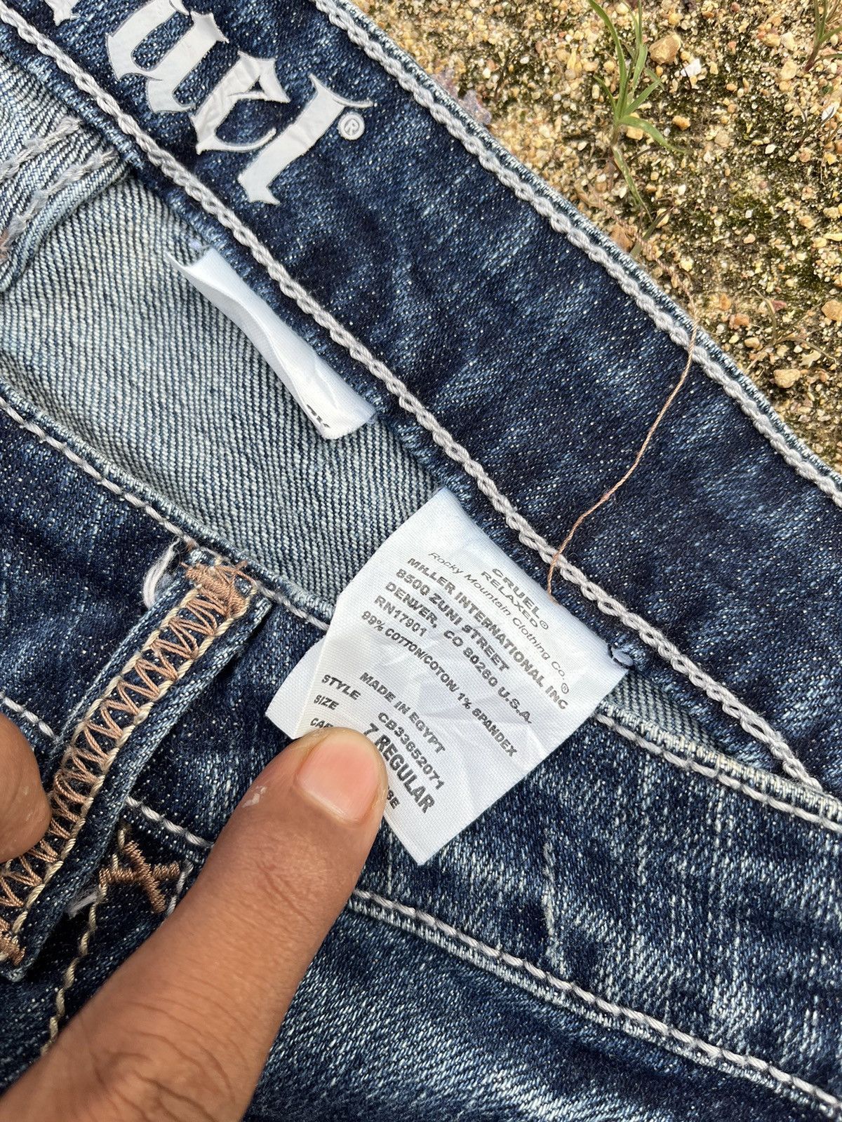 Hysteric Glamour × Japanese Brand × Vintage Flare Cruel Hysteric Inspired Denim Size US 31 - 10 Thumbnail