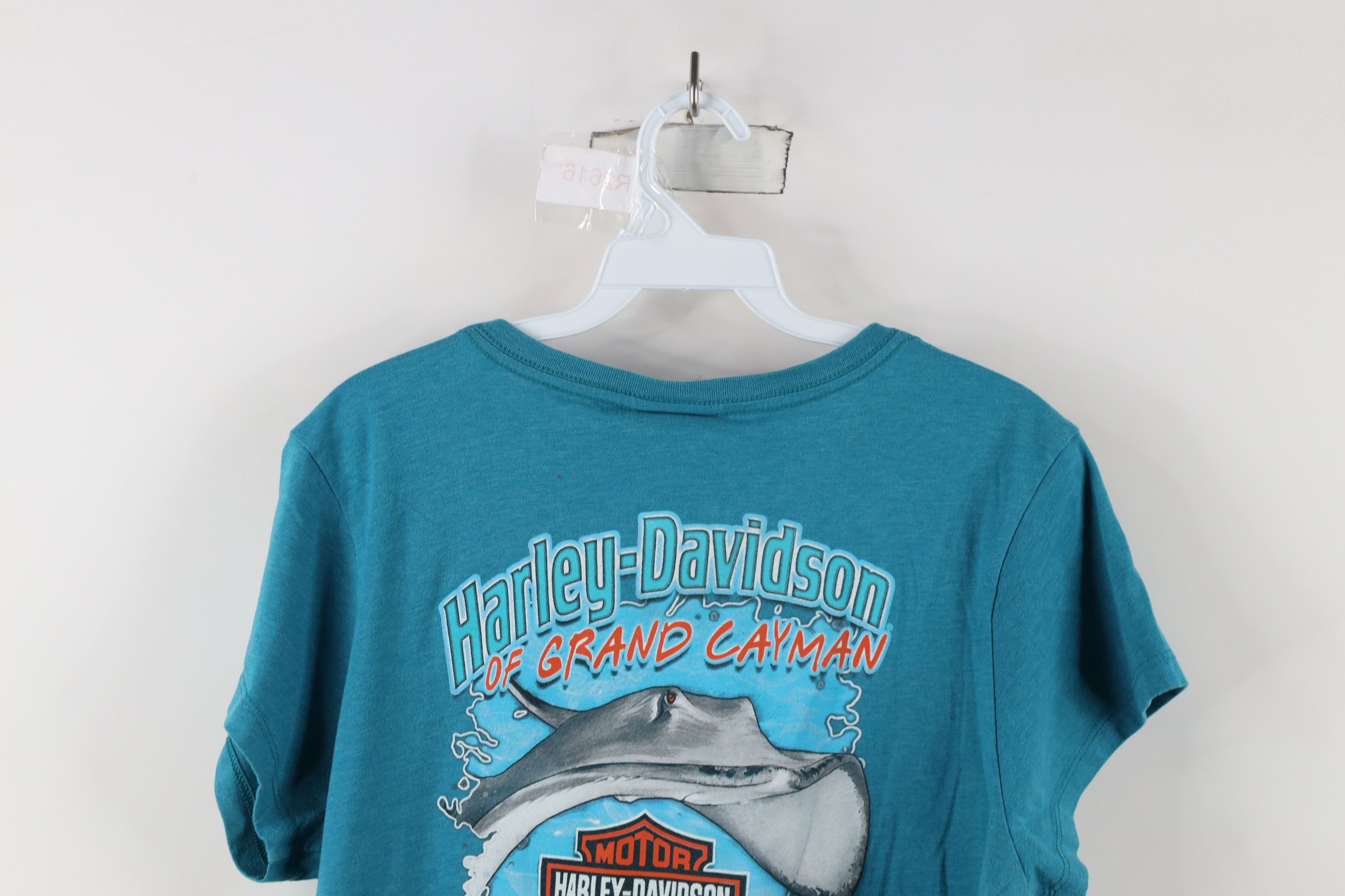 Harley Davidson × Vintage Y2K Harley Davidson Stingray Short Sleeve V-Neck T-Shirt Size XL / US 12-14 / IT 48-50 - 11 Thumbnail
