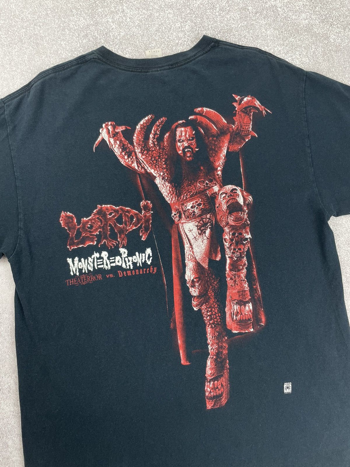 Band Tees × Vintage Vintage Lordi Monstereophonic Rock Band Tee T shirt Size US L / EU 52-54 / 3 - 9 Thumbnail