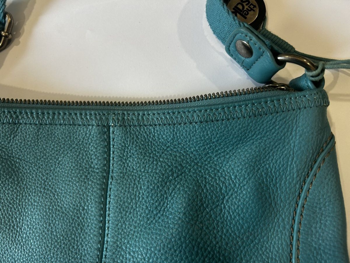 The Sak The Sak Turquoise Lucia Crossbody Leather Handbag Size ONE SIZE - 6 Thumbnail