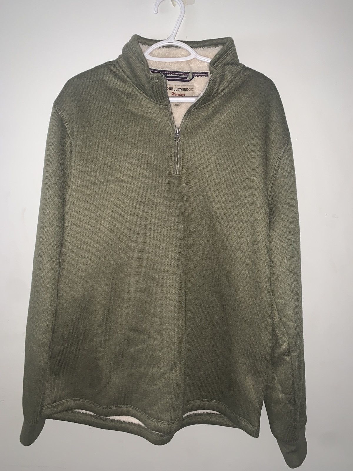 Vintage Green Quarter Zip Size US L / EU 52-54 / 3 - 1 Thumbnail