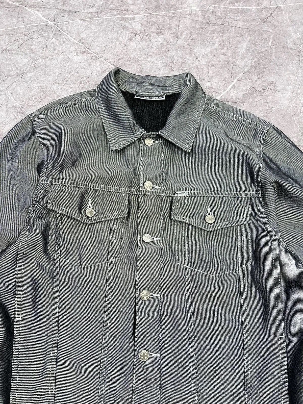Wu-Tang Clan Vintage Wu tang style metallic denim jacket trucker y2k Size US L / EU 52-54 / 3 - 3 Thumbnail