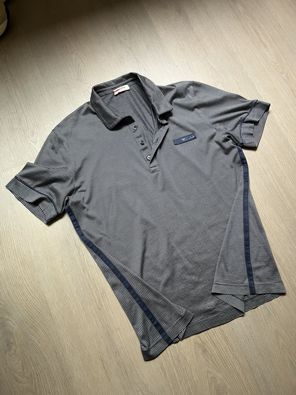 Blue tab polo