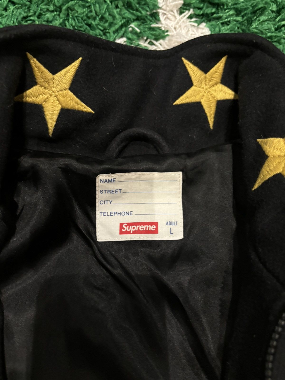 Supreme Supreme Stars Zip Stadium Jacket Size US L / EU 52-54 / 3 - 6 Thumbnail