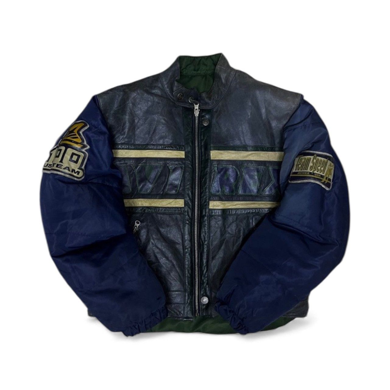 Avirex Vintage Avirex Reversible Leather Varsity Jacket Size US XXL / EU 58 / 5 - 1 Thumbnail