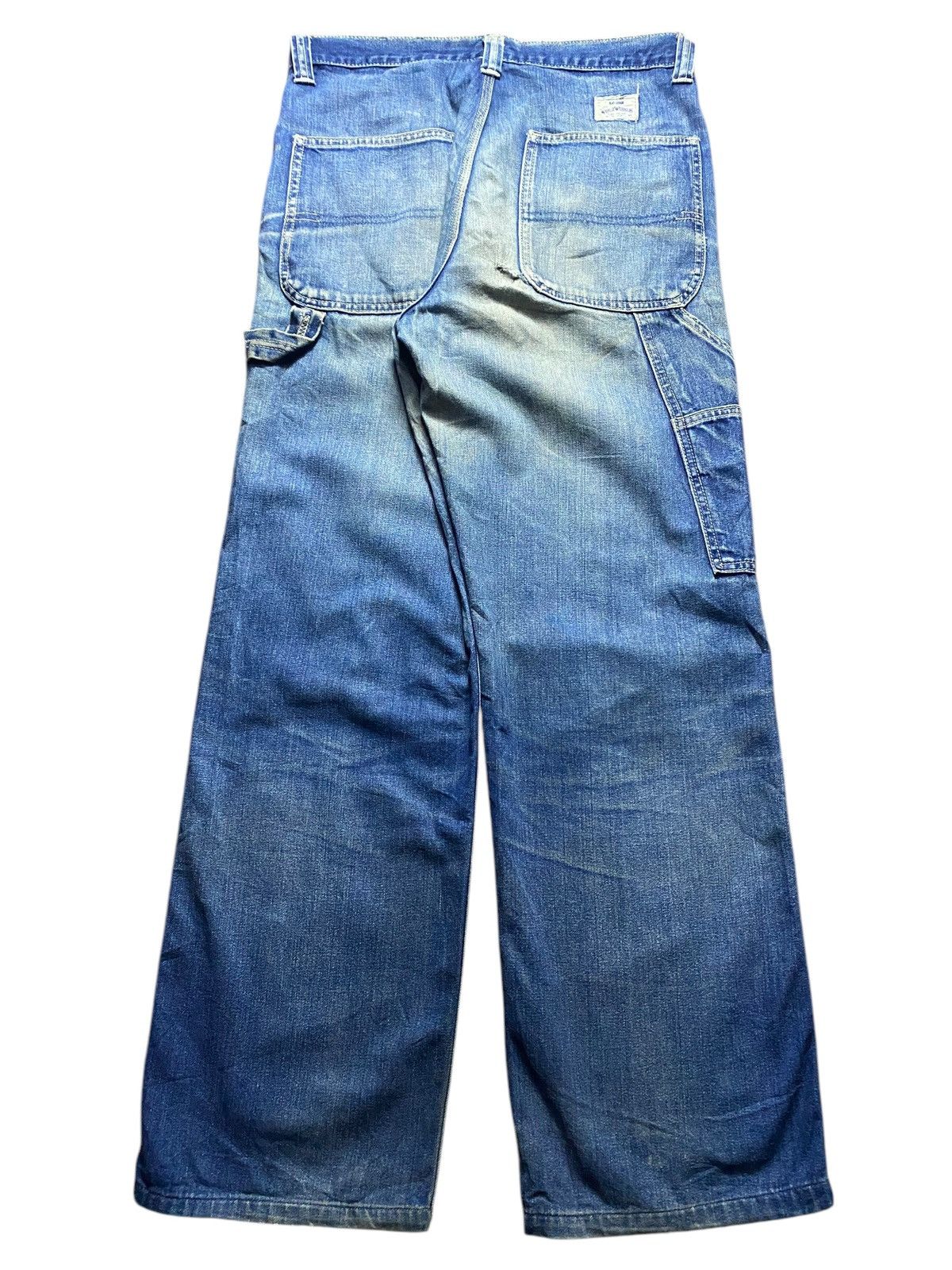 Big John Vintage Big John World Workers Carpenter Denim Jeans Size US 30 / EU 46 - 2 Thumbnail