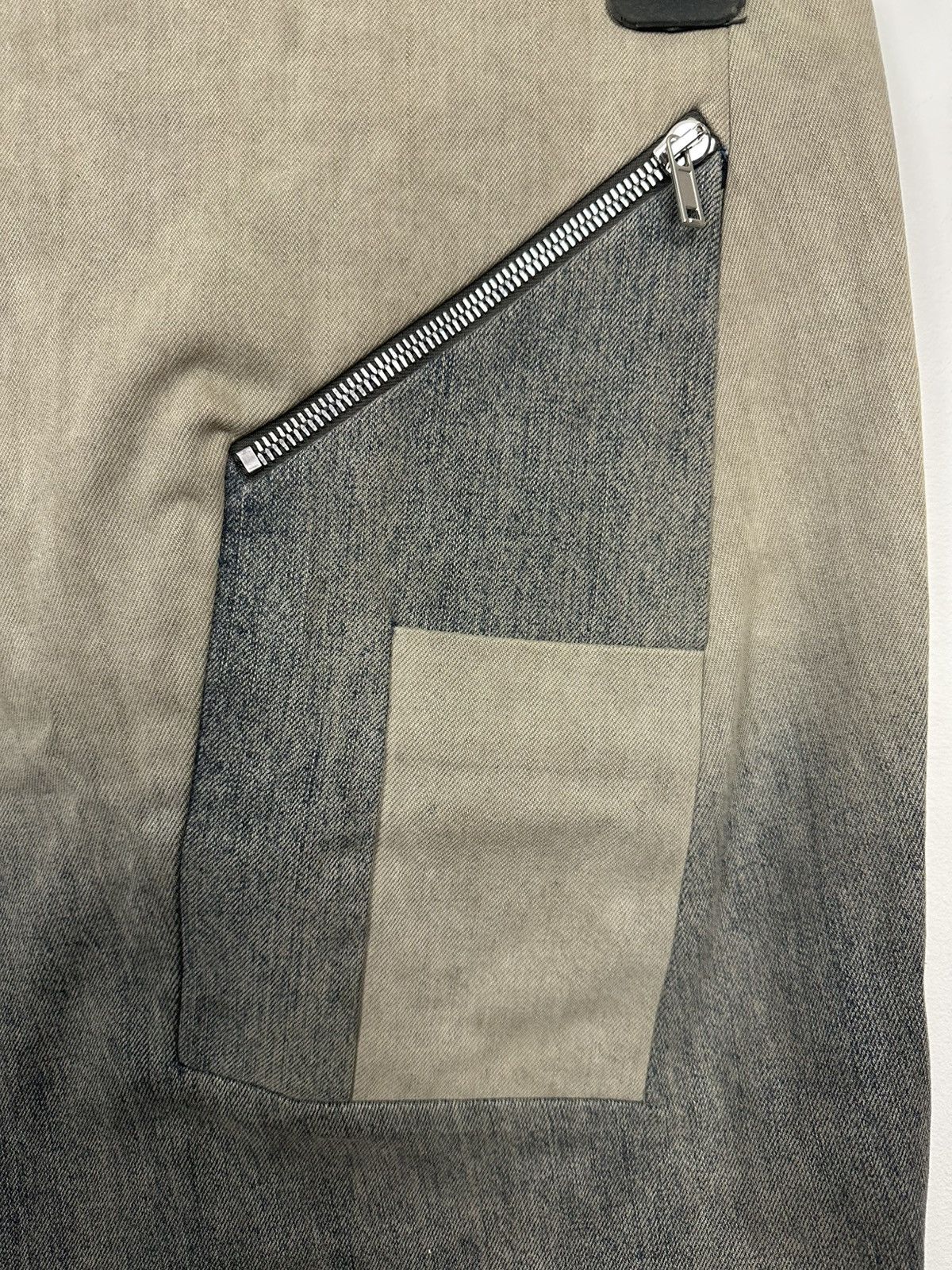 Rick Owens FW22 ‘STROBE’ Mineral Denim Cargo Bag Size 32 - 4 Thumbnail