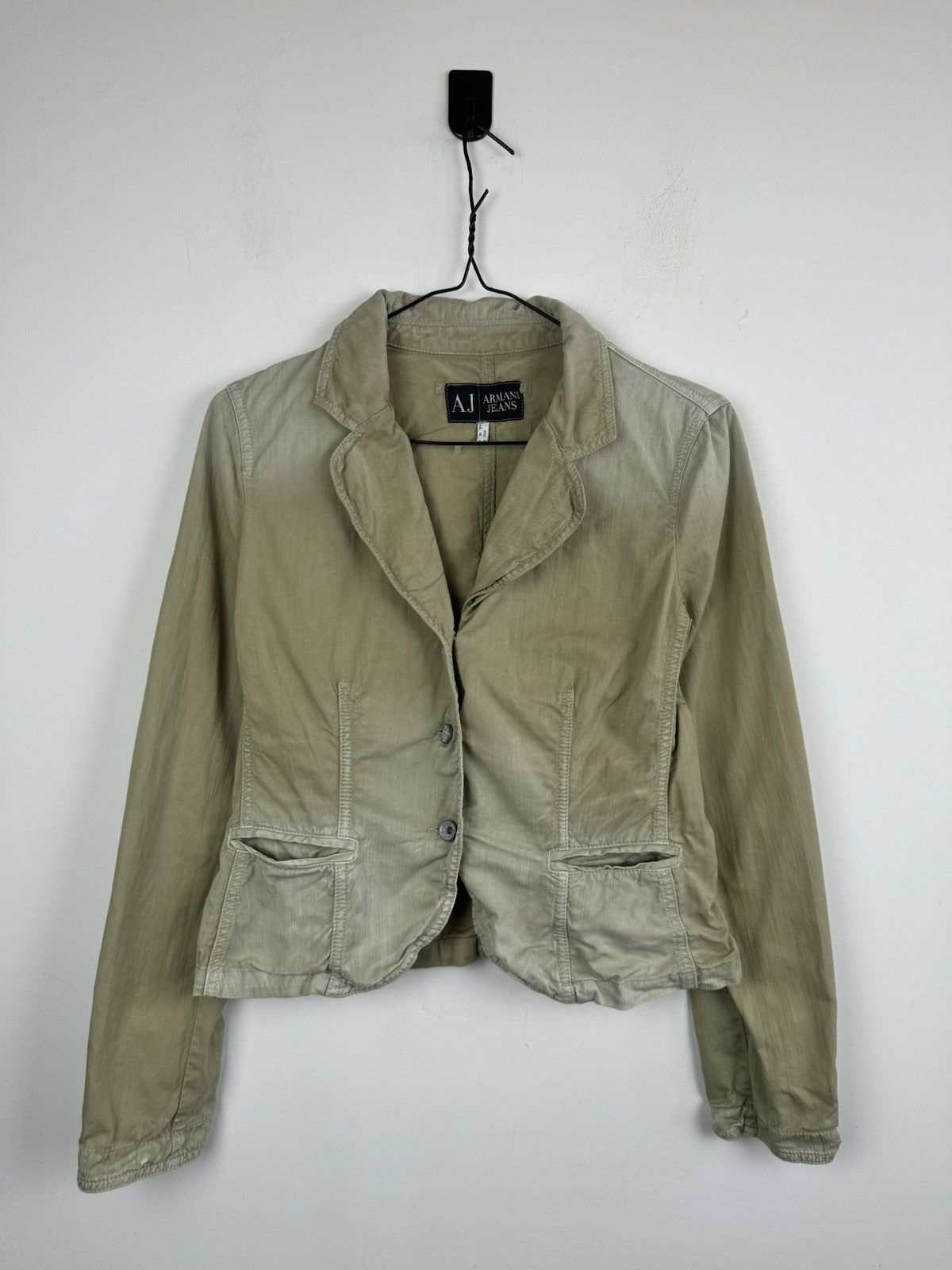 Armani Vintage Woman’s Armani Jeans Colour Gradient Blazer Jacket Size L / US 10 / IT 46 - 1 Thumbnail