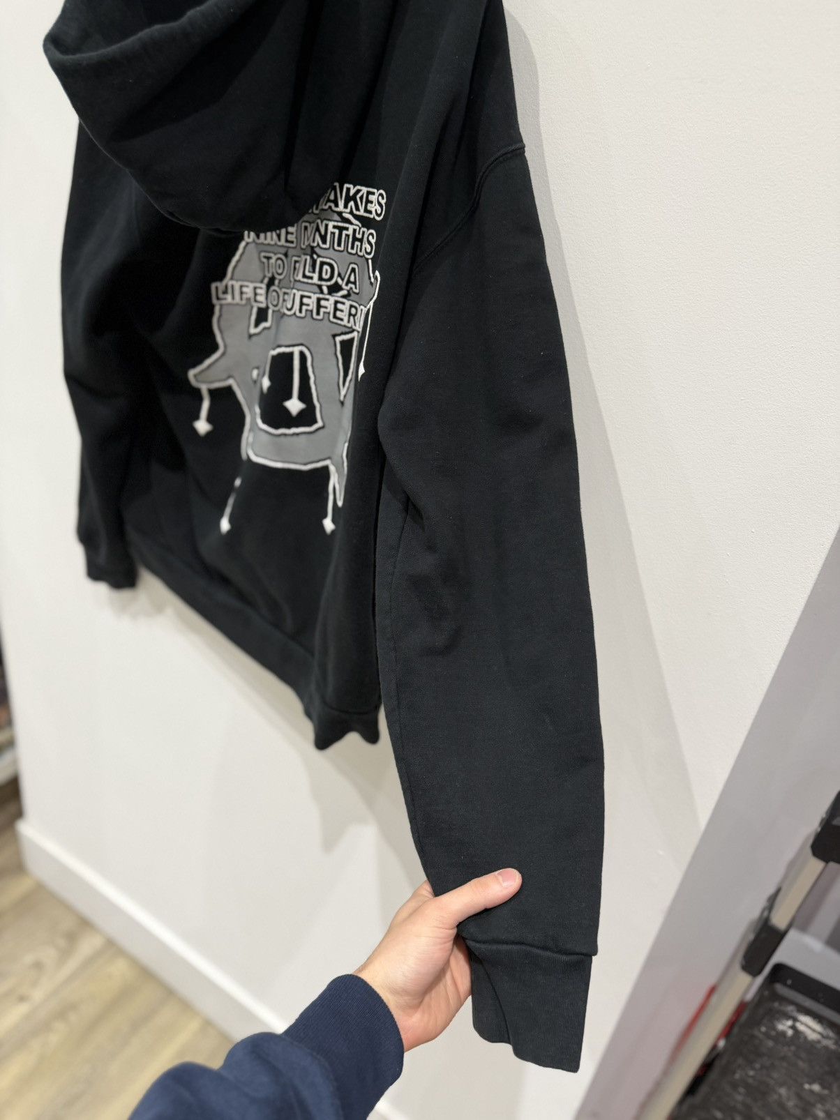 Revenge Revenge Nine Months Hoodie Black Size: L Size US L / EU 52-54 / 3 - 8 Thumbnail