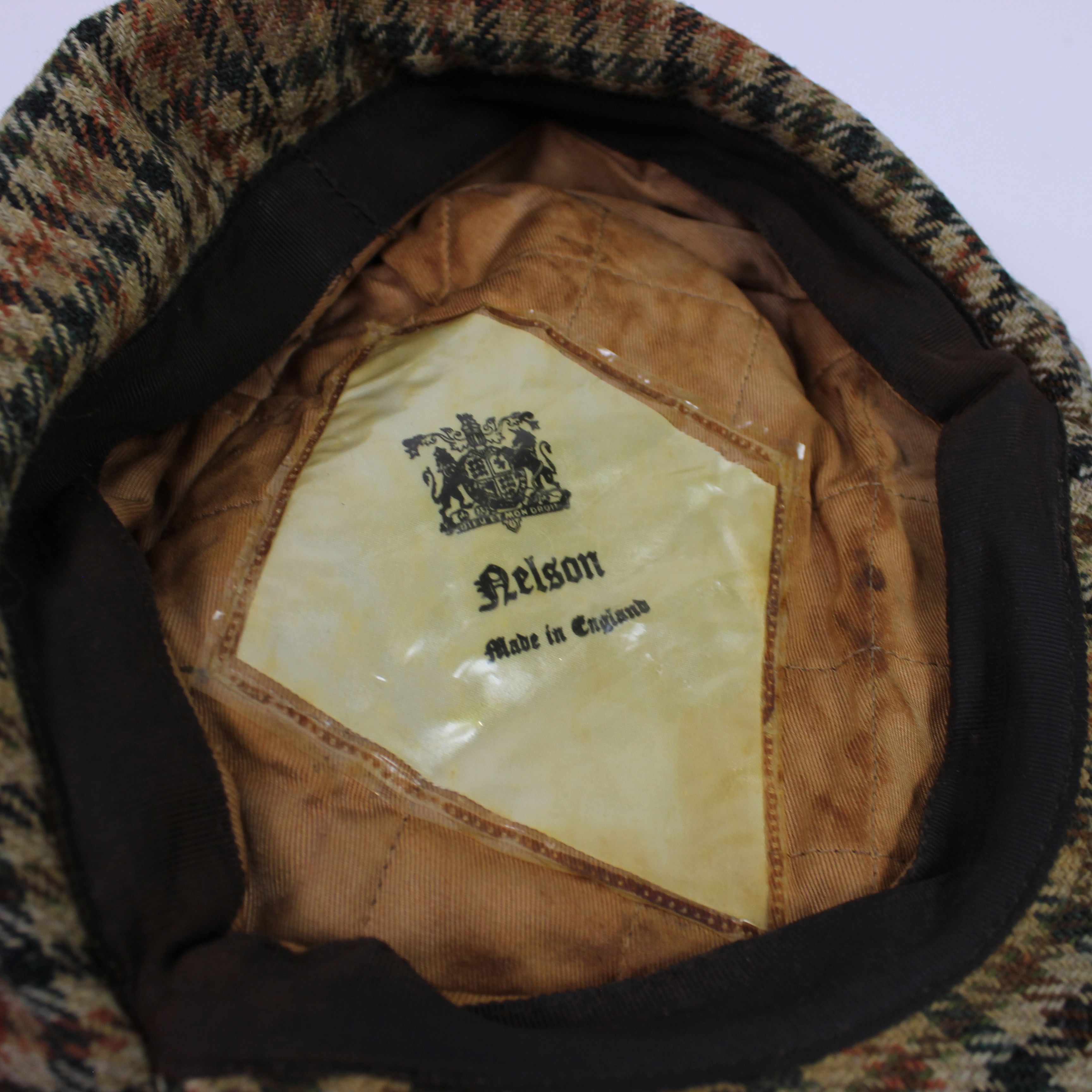 The Flat Head Nelson wool Flat Cap Hat Newsboy England Size ONE SIZE - 6 Thumbnail