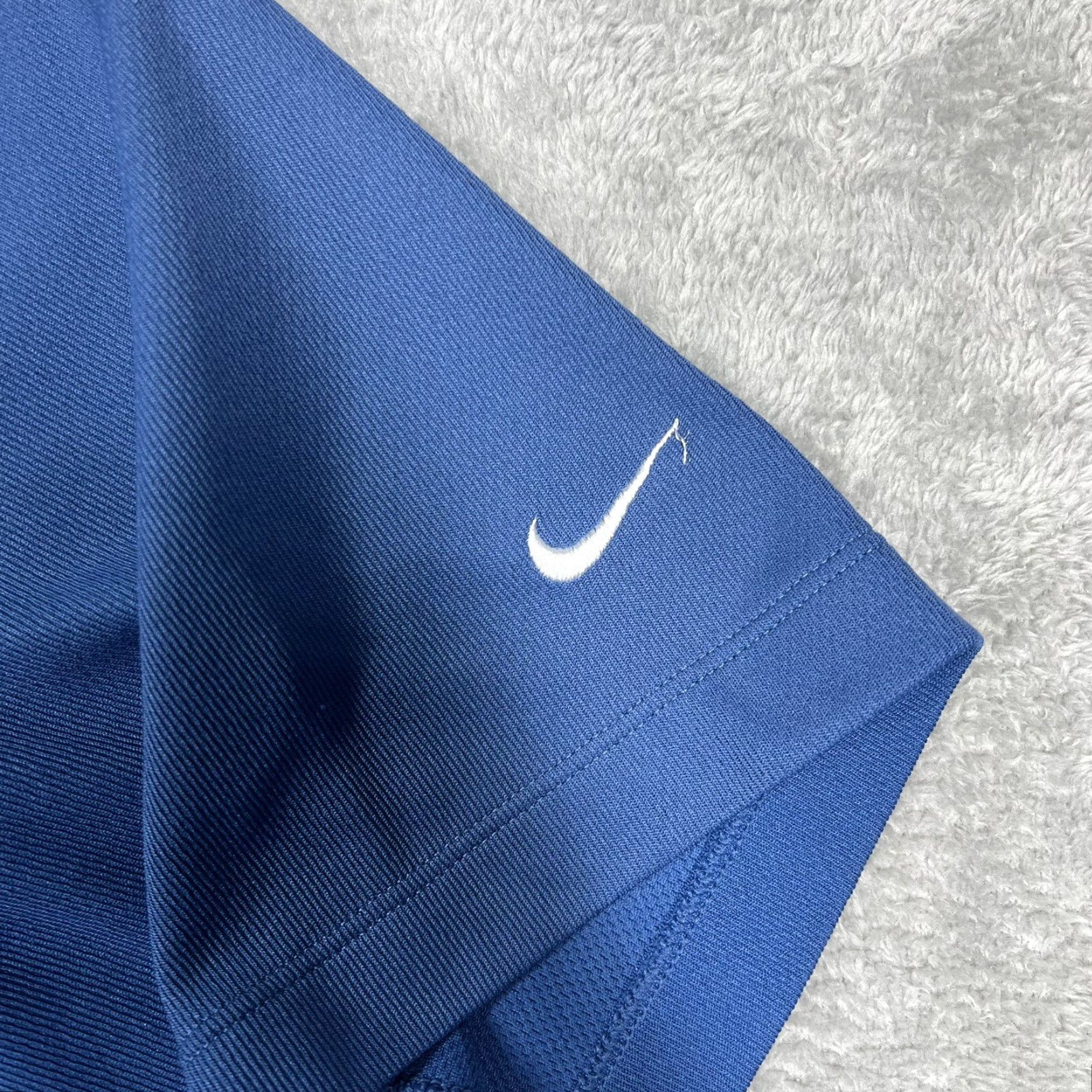 Nike Nike Golf Polo Shirt Mens XL Blue Dri-Fit Short Sleeve Size US XL / EU 56 / 4 - 3 Thumbnail