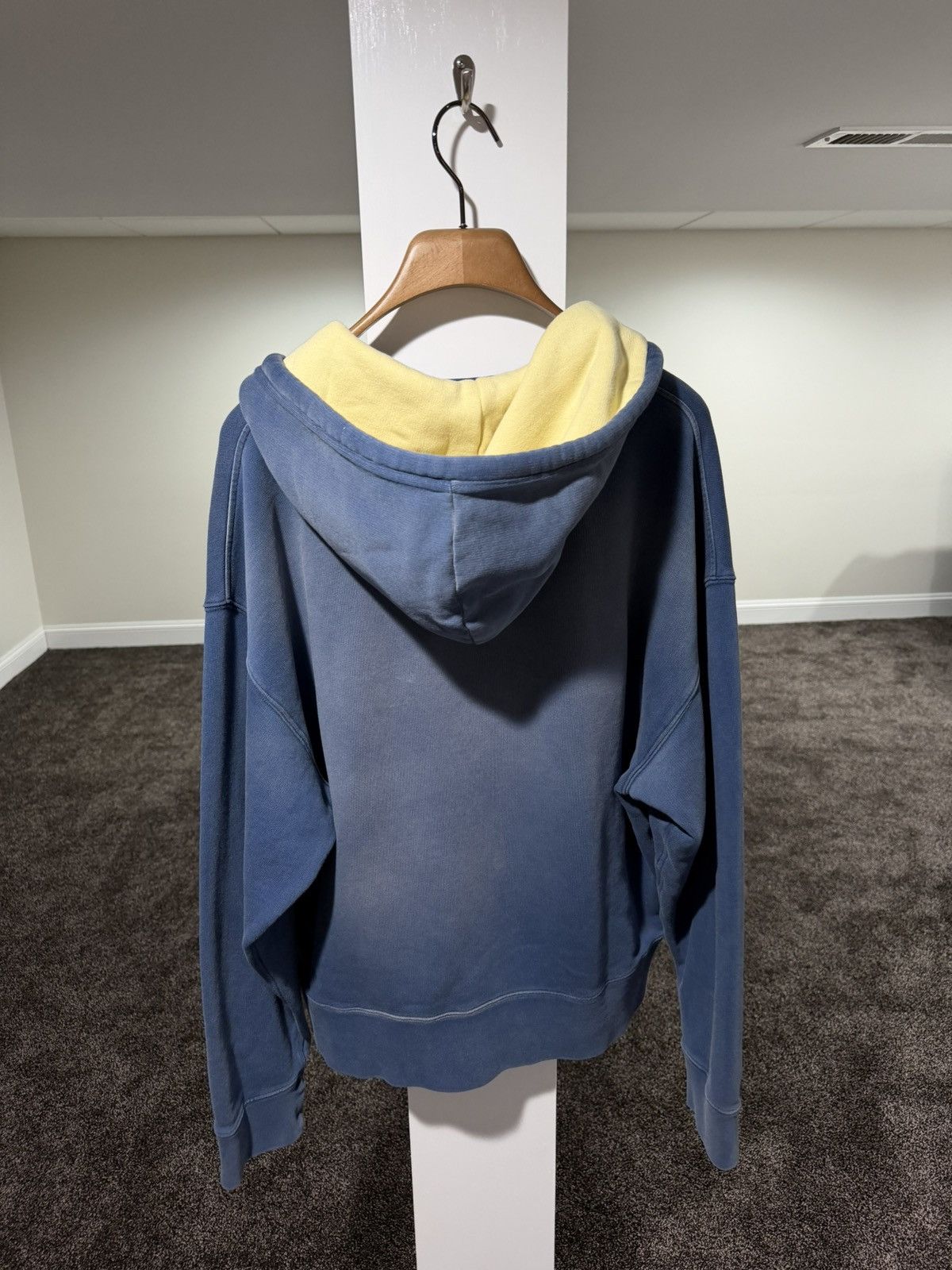 Loewe Loewe x JW Anderson Vintage Faded Blue Dyed Crewneck Hoodie Size US L / EU 52-54 / 3 - 20 Thumbnail