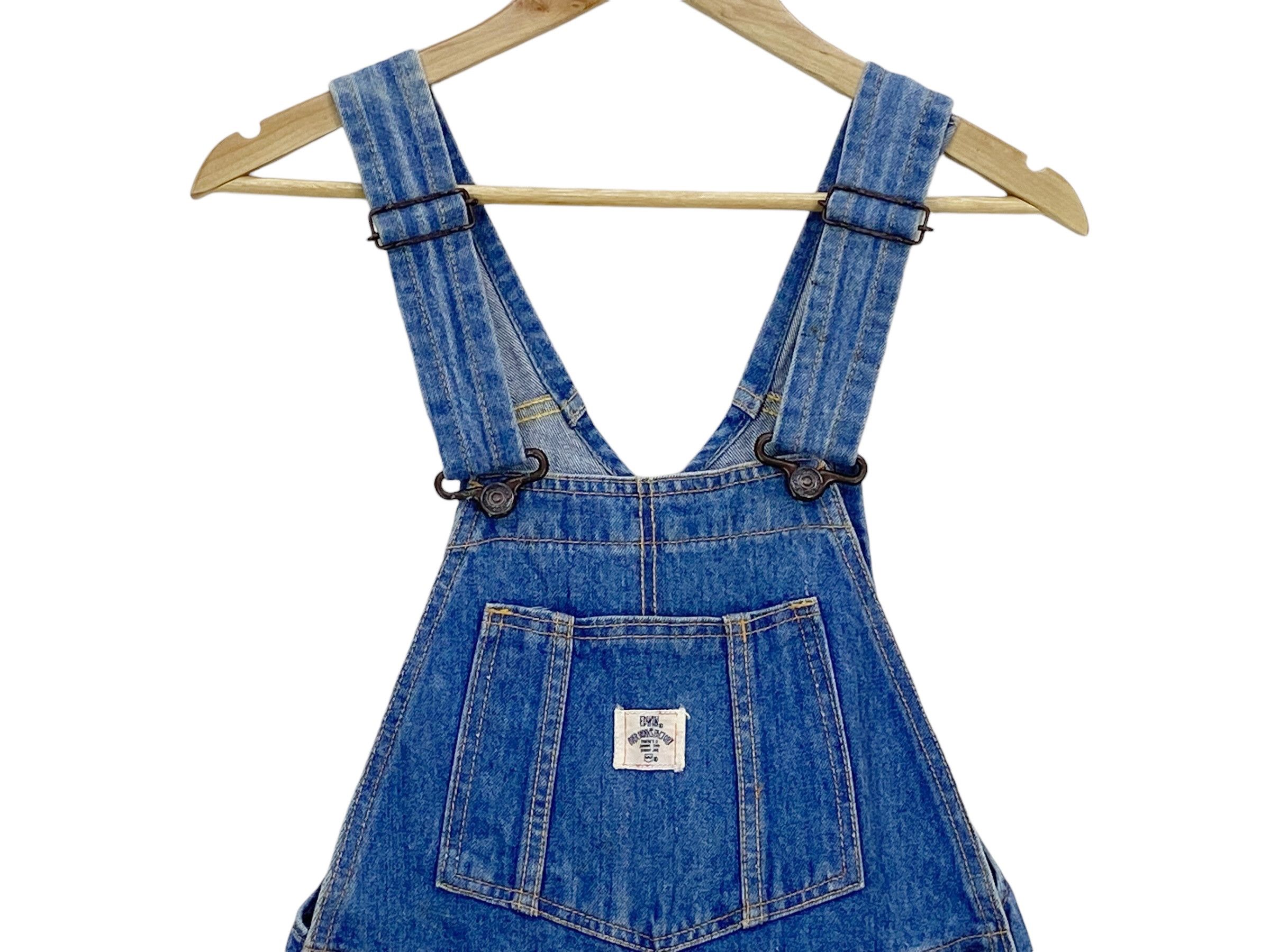 Edwin Edwin Overalls Hickory Workwear Bib Overalls Size US 28 / EU 44 - 3 Thumbnail