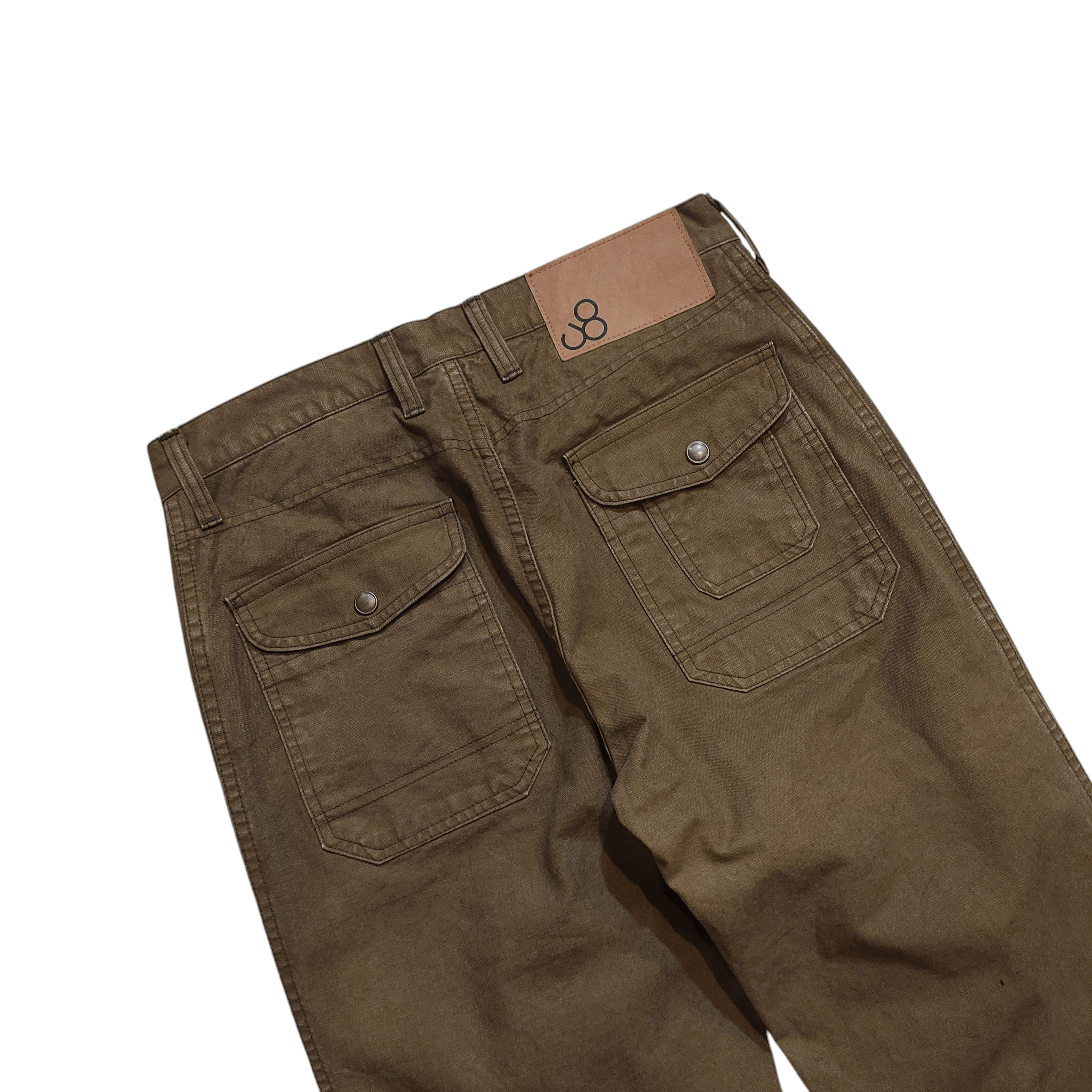 KOJIMA GENES Johnbull Bush Pants Duck canvas Vintage 2000s Size US 30 / EU 46 - 6 Thumbnail