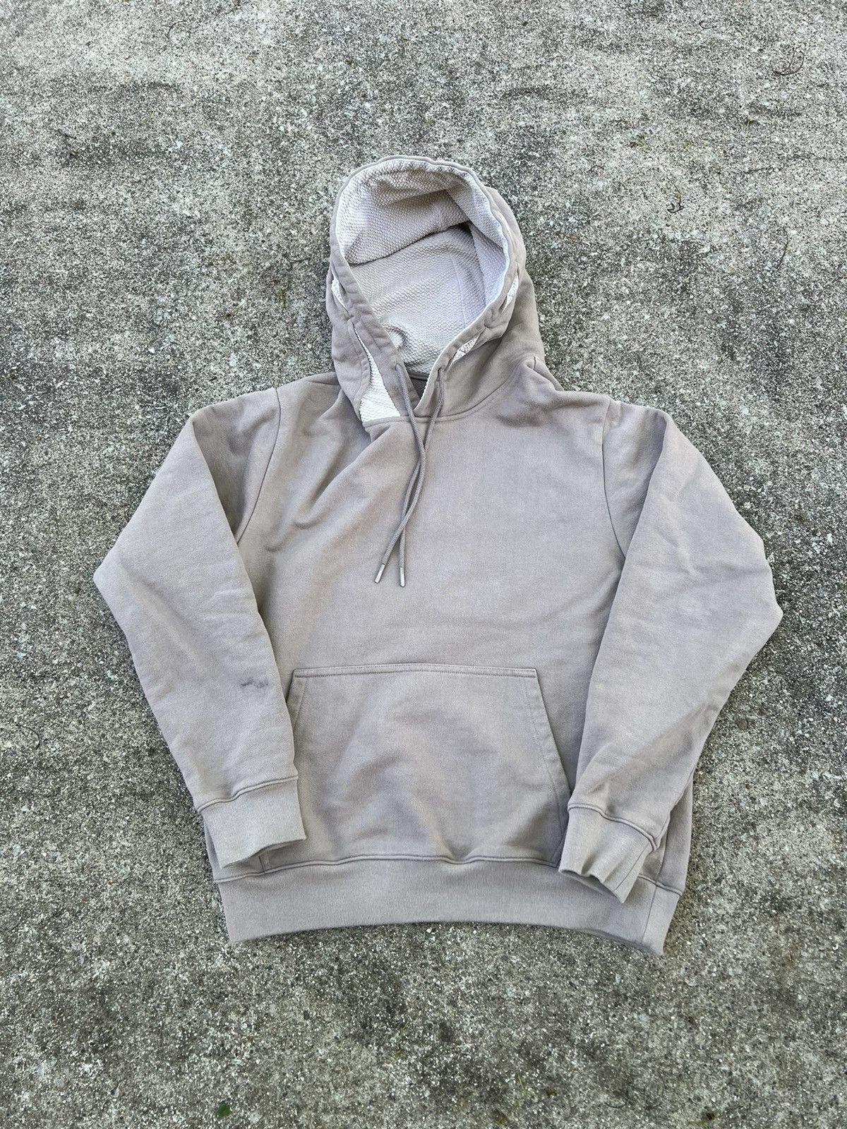 image of Xlim Waffle Hoodie in Tan, Men's (Size Medium)