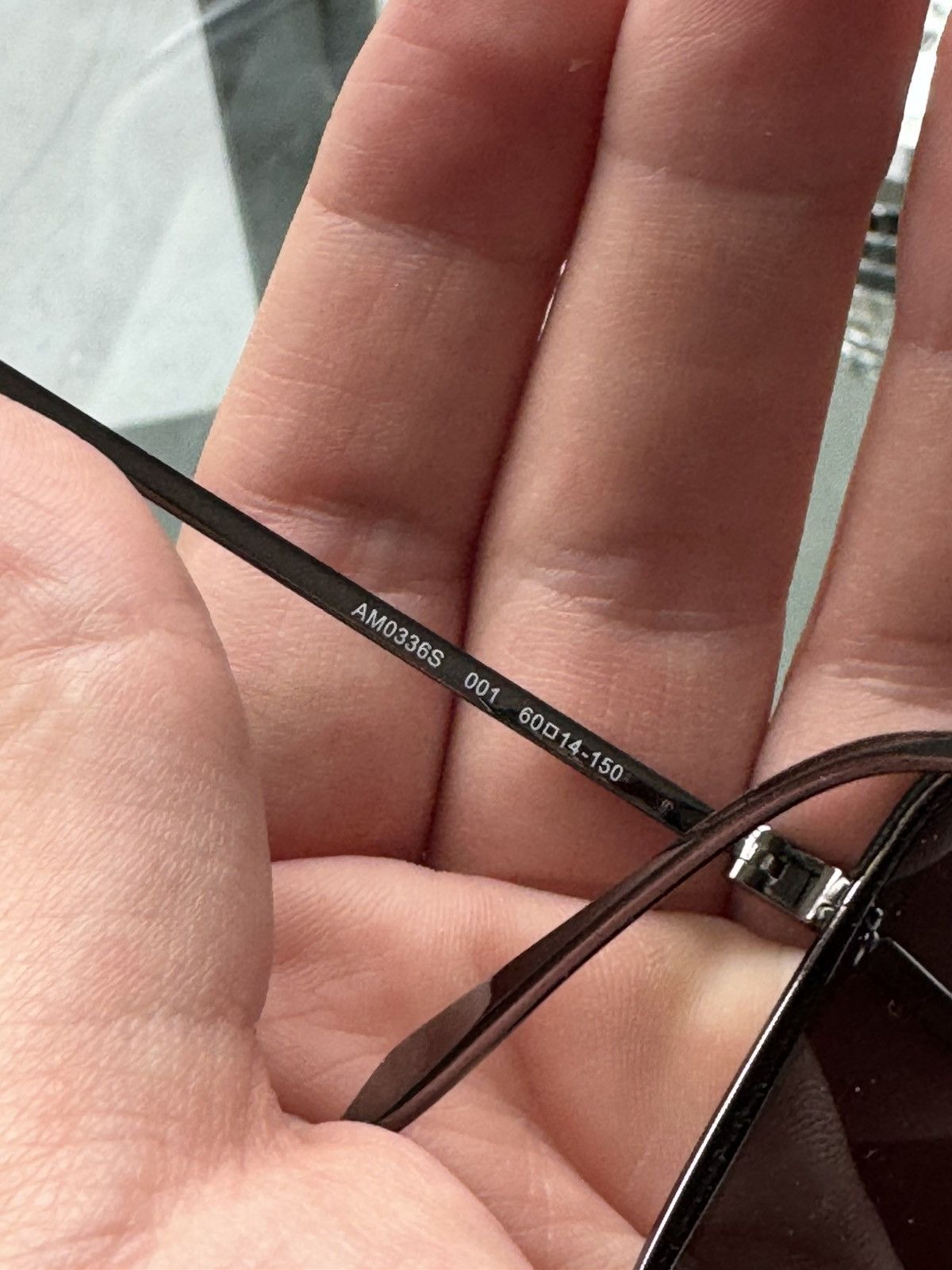 Alexander McQueen Alexander McQueen Iconic Aviator Glasses Size ONE SIZE - 11 Thumbnail