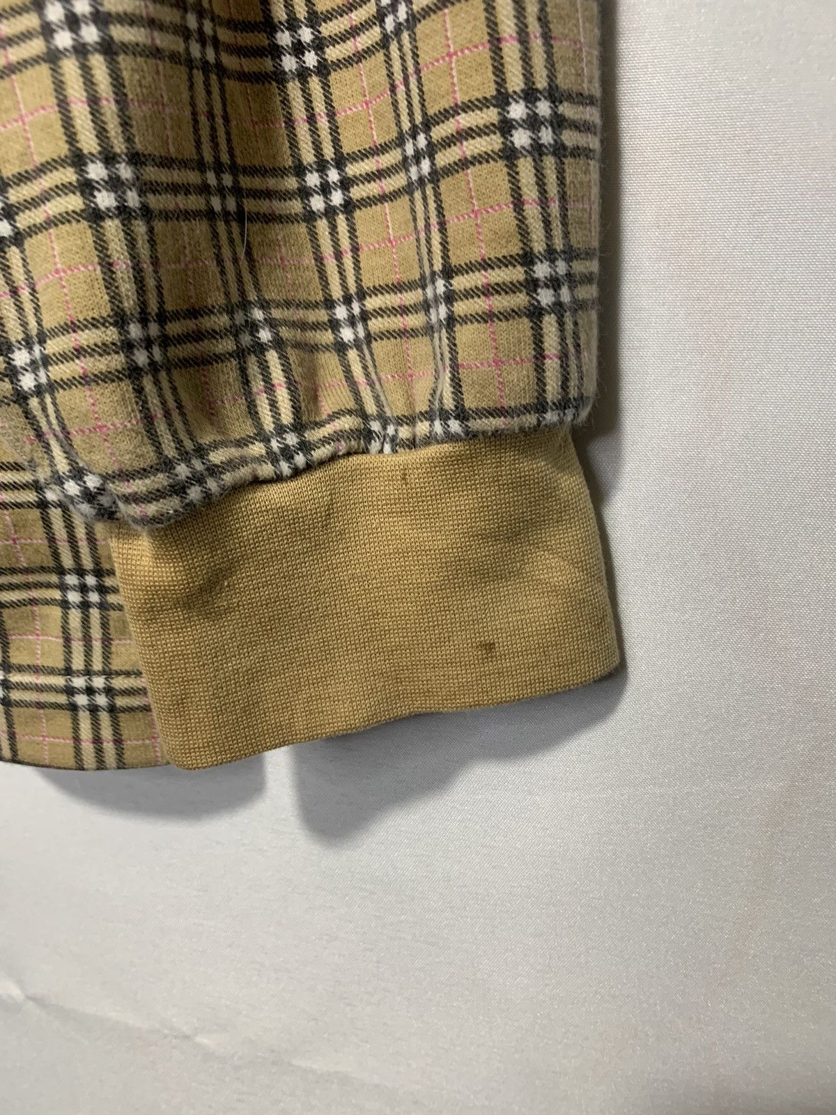 Burberry × Vintage Burberrys iconic Novacheck L/S polo shirt vintage Size L / US 10 / IT 46 - 8 Thumbnail