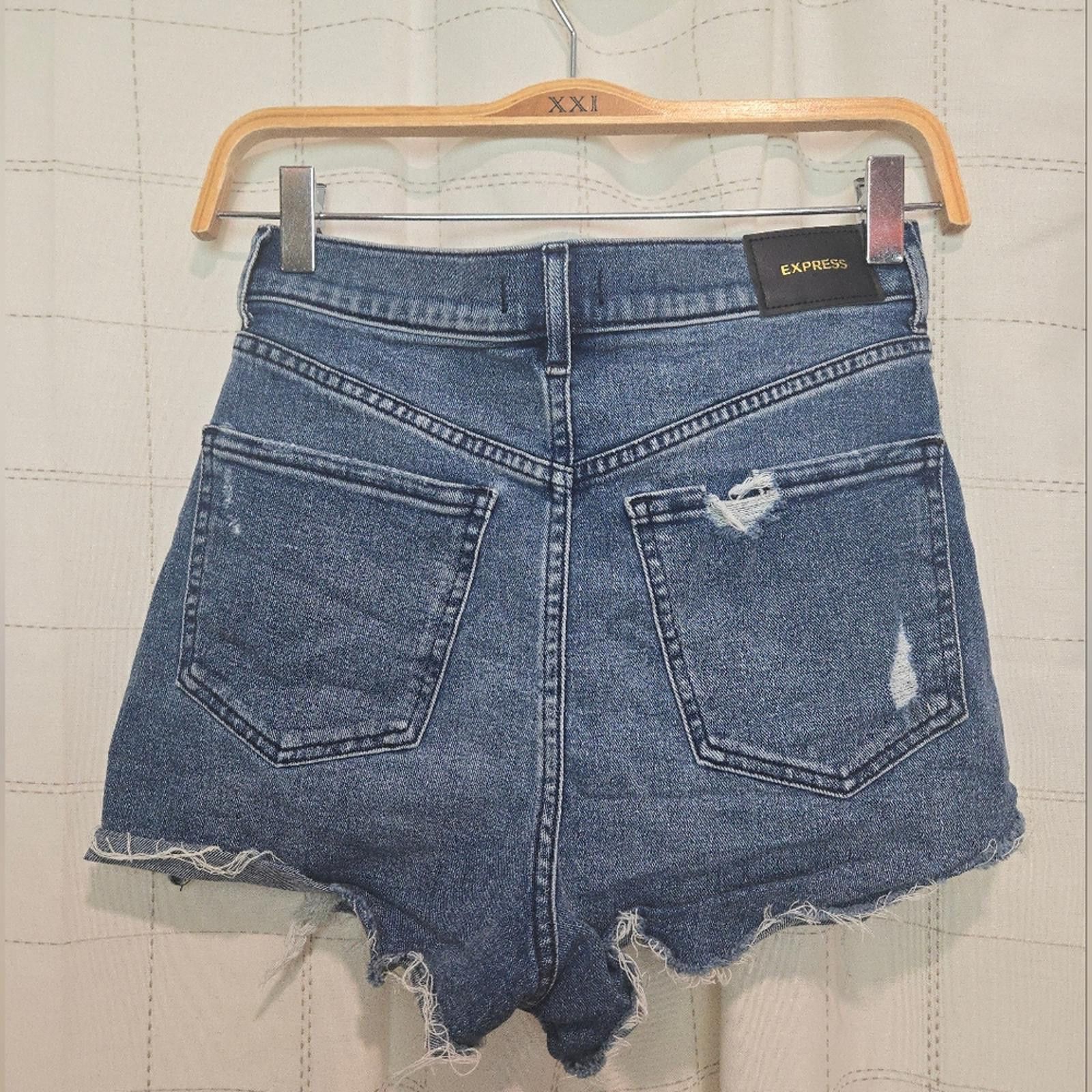 Express Express Denim Shorts Size 26" / US 2 / IT 38 - 7 Thumbnail