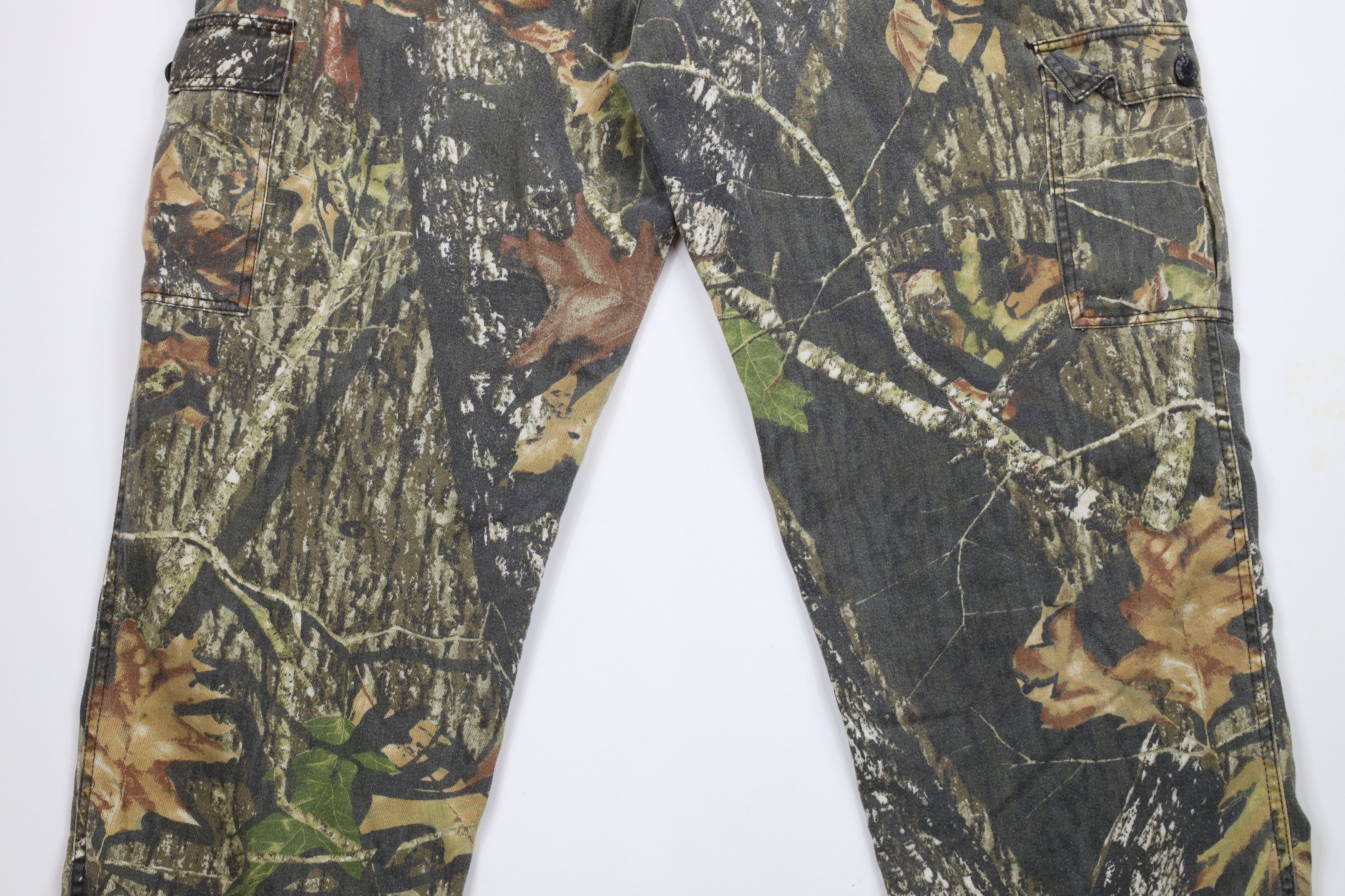Mossy Oaks × Vintage Vintage Mossy Oak Camouflage Faded Wide Leg Cargo Pants Size US 40 / EU 56 - 9 Thumbnail