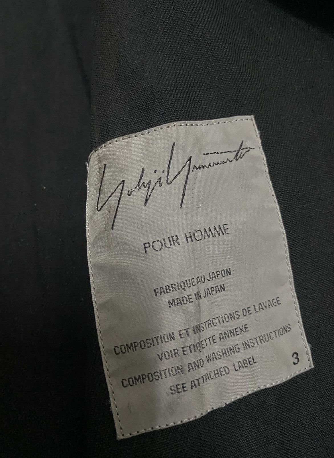 Yohji Yamamoto Yohji Yamamoto Pour Homme Long Coat Size US XL / EU 56 / 4 - 10 Thumbnail