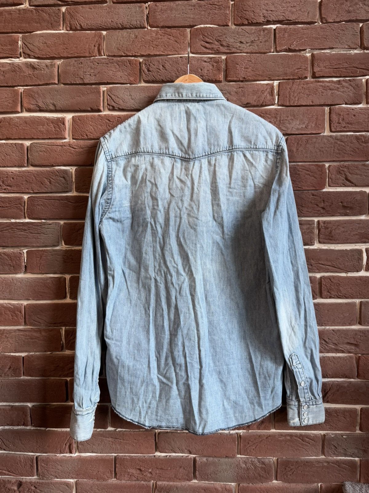 Acne Studios ACNE STUDIOS Western Denim Button-Up Shirt Small 46 Navy Size US S / EU 44-46 / 1 - 2 Thumbnail