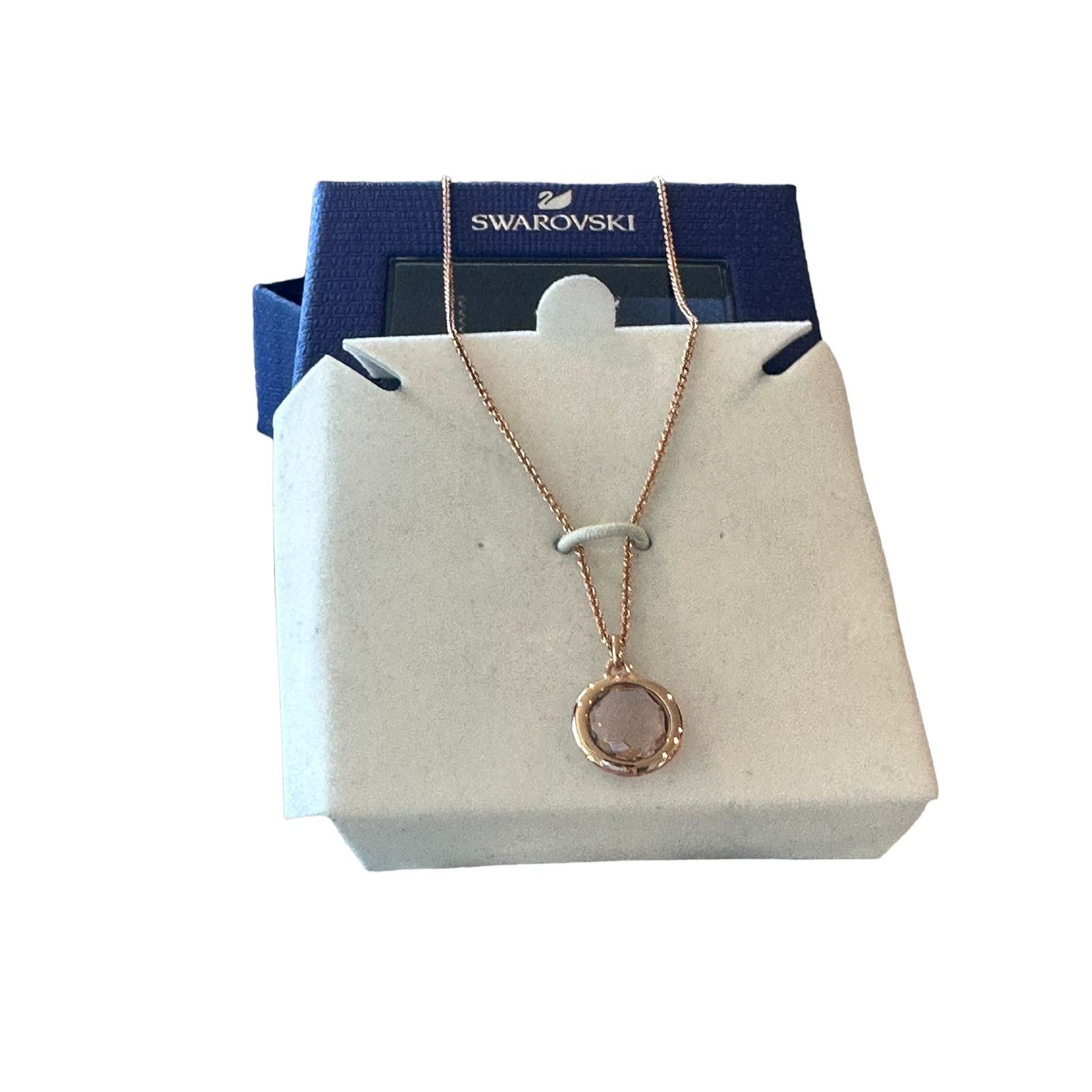 Swarovski swarovski Travel Exclusive Tahlia Pink Rose Gold Necklace Size ONE SIZE - 3 Thumbnail