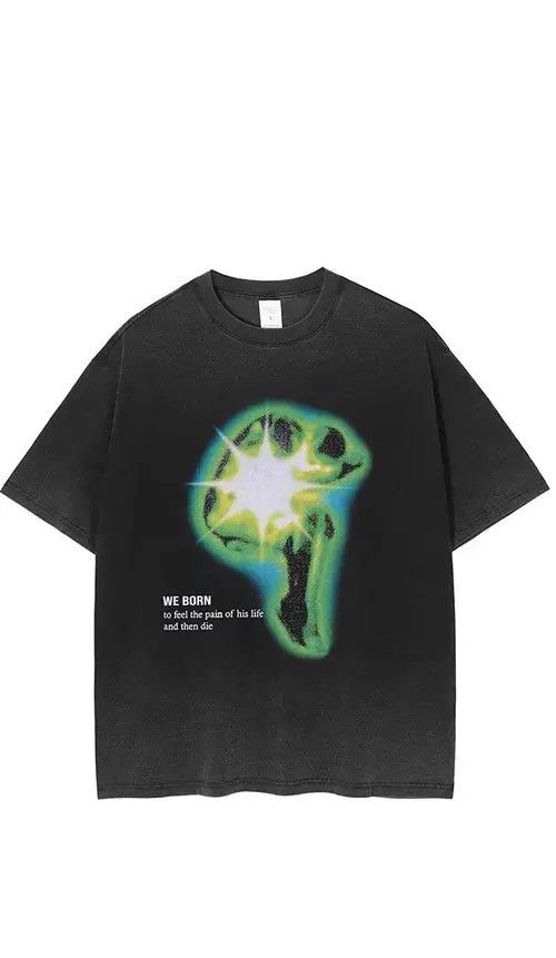 Other Pain Print Oversized Grunge Men T Shirt Size US XL / EU 56 / 4 - 1 Thumbnail