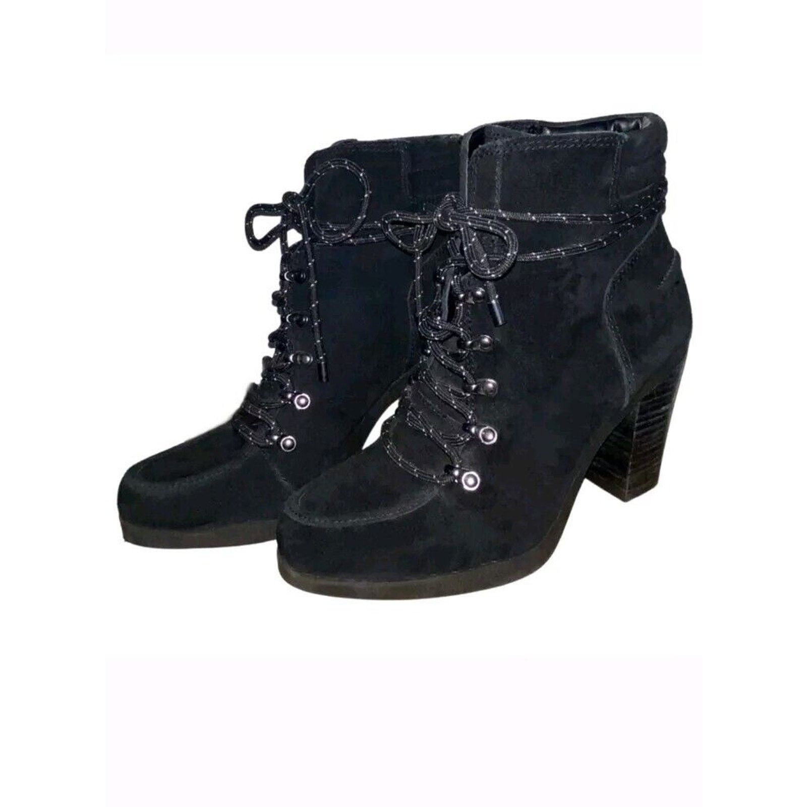 Gianni Valentino Gianni Bini Ankle Boots Booties black Lace Up 8 M Size US 8 / IT 38 - 2 Thumbnail
