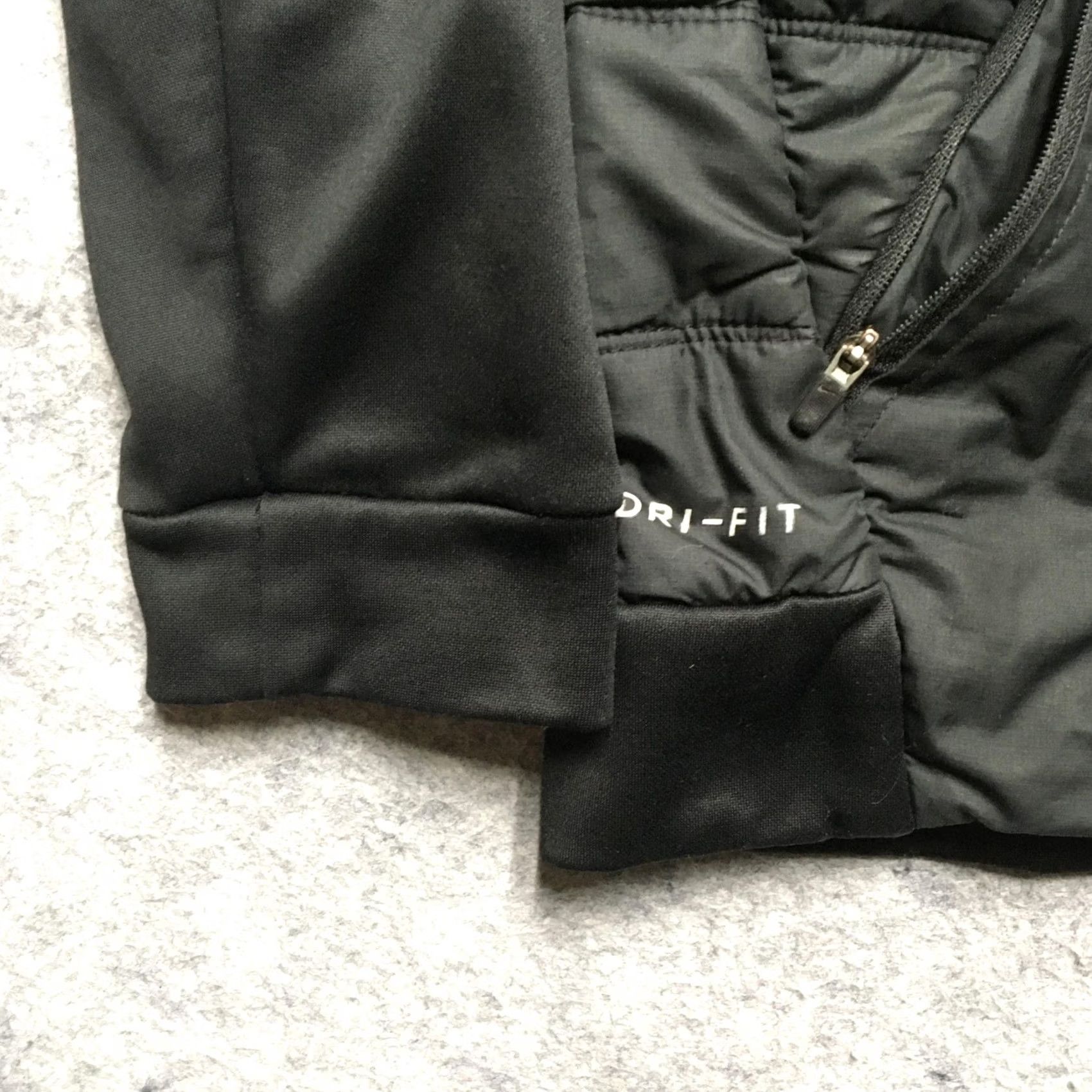 Nike Nike Dri-FIT Jacket Mens M Black Full Zip Hooded Insulated Running & Training Mid-Length Jacket Size US M / EU 48-50 / 2 - 2 Thumbnail