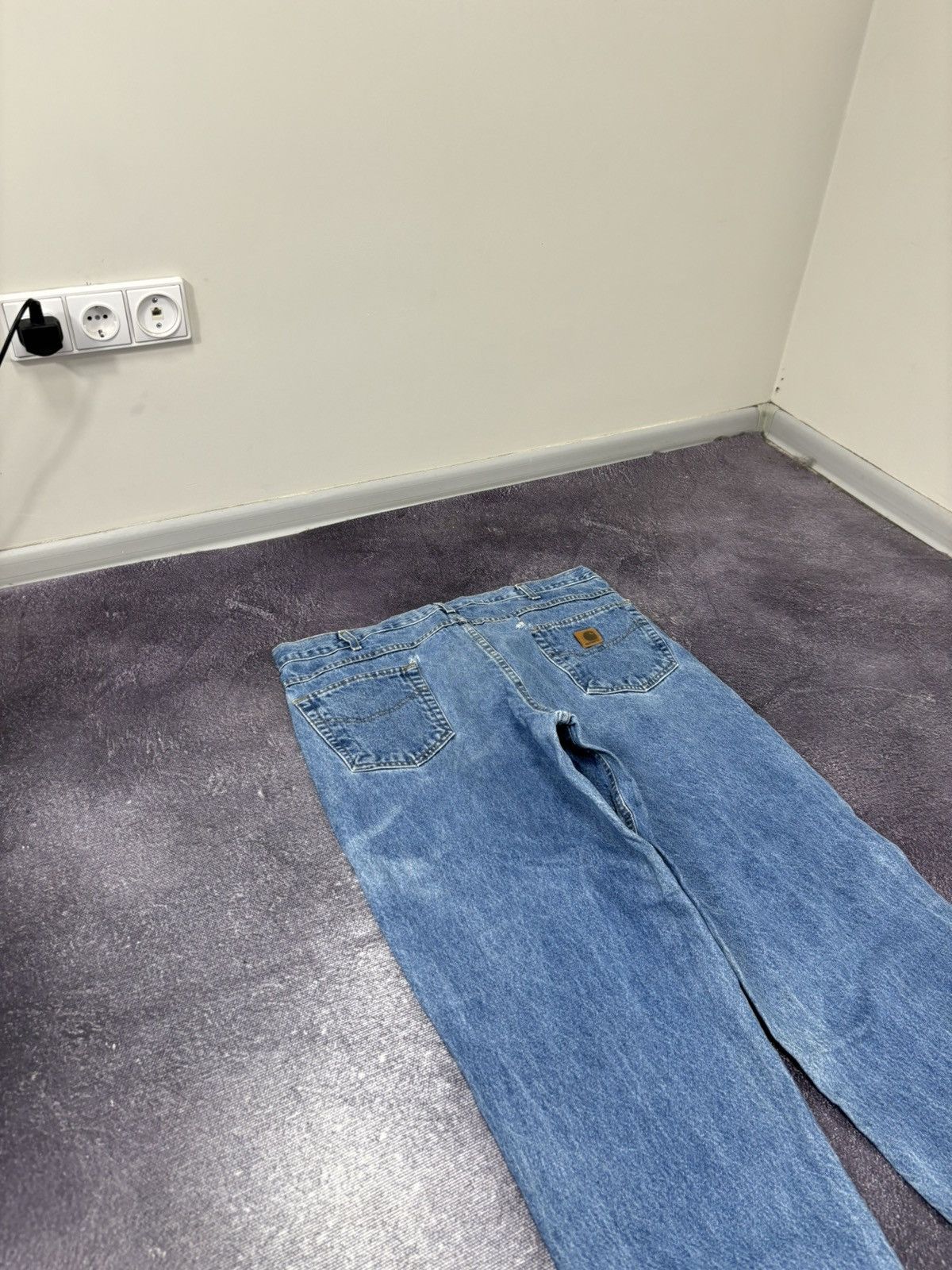 Carhartt Vintage Carhartt Blue Y2K USA 90s Hype Baggy Jeans Size US 40 / EU 56 - 4 Thumbnail