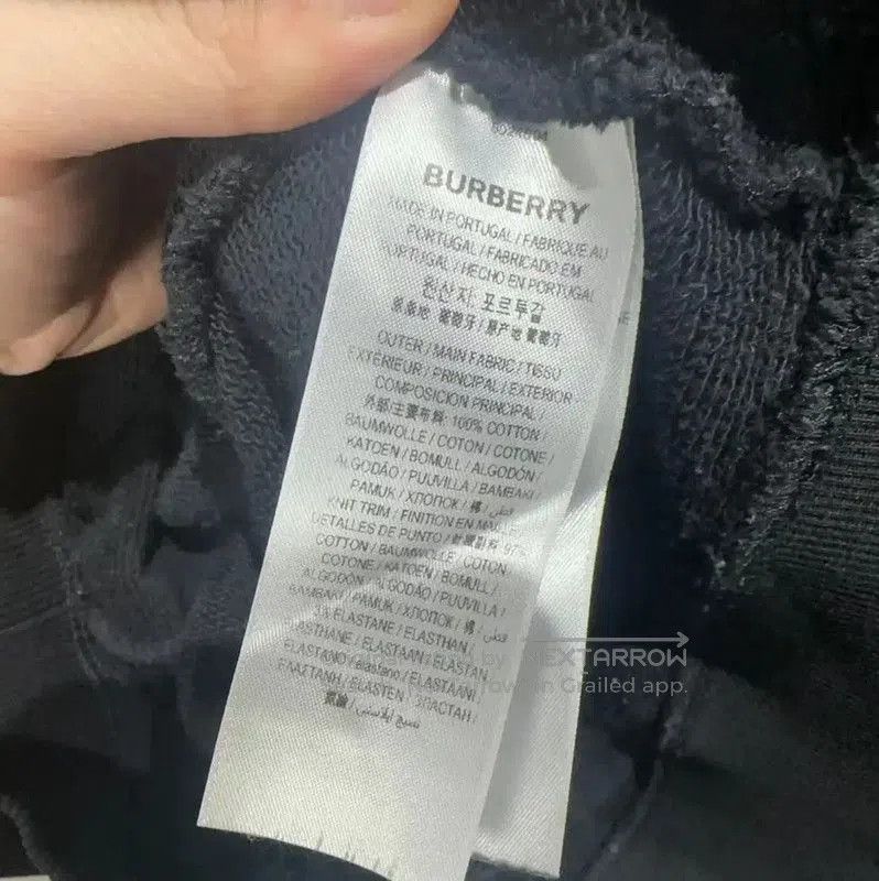 Burberry Burberry Black Cotton Blend Men's Hoodie. Size US S / EU 44-46 / 1 - 5 Thumbnail